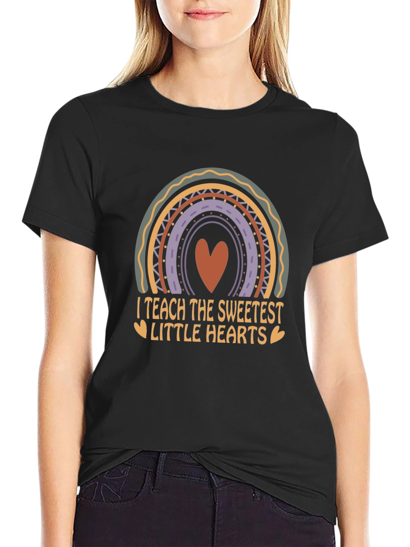 Sweetest Hearts Teacher T-Shirt