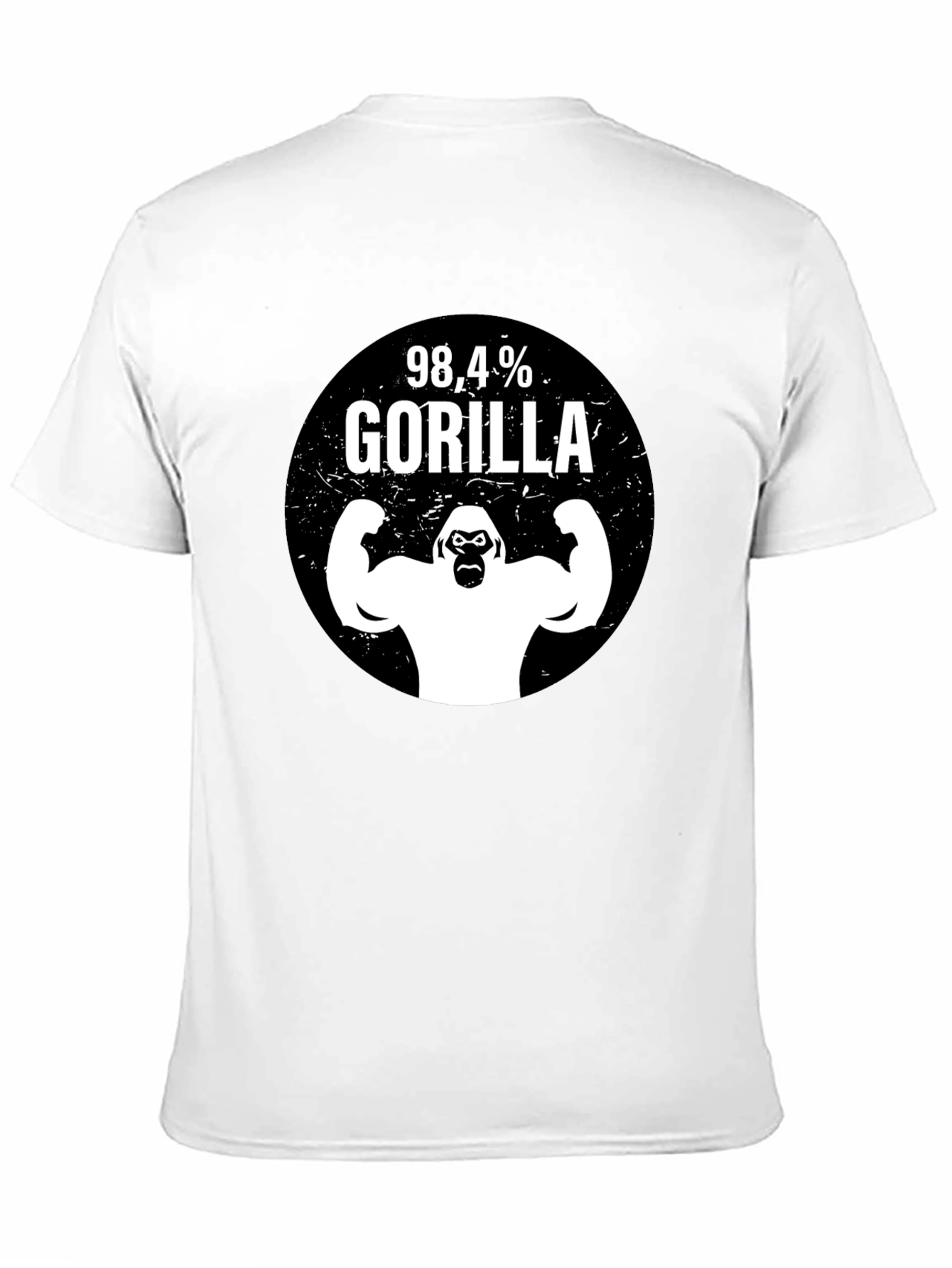 98.4% Gorilla Graphic T-Shirt - Black