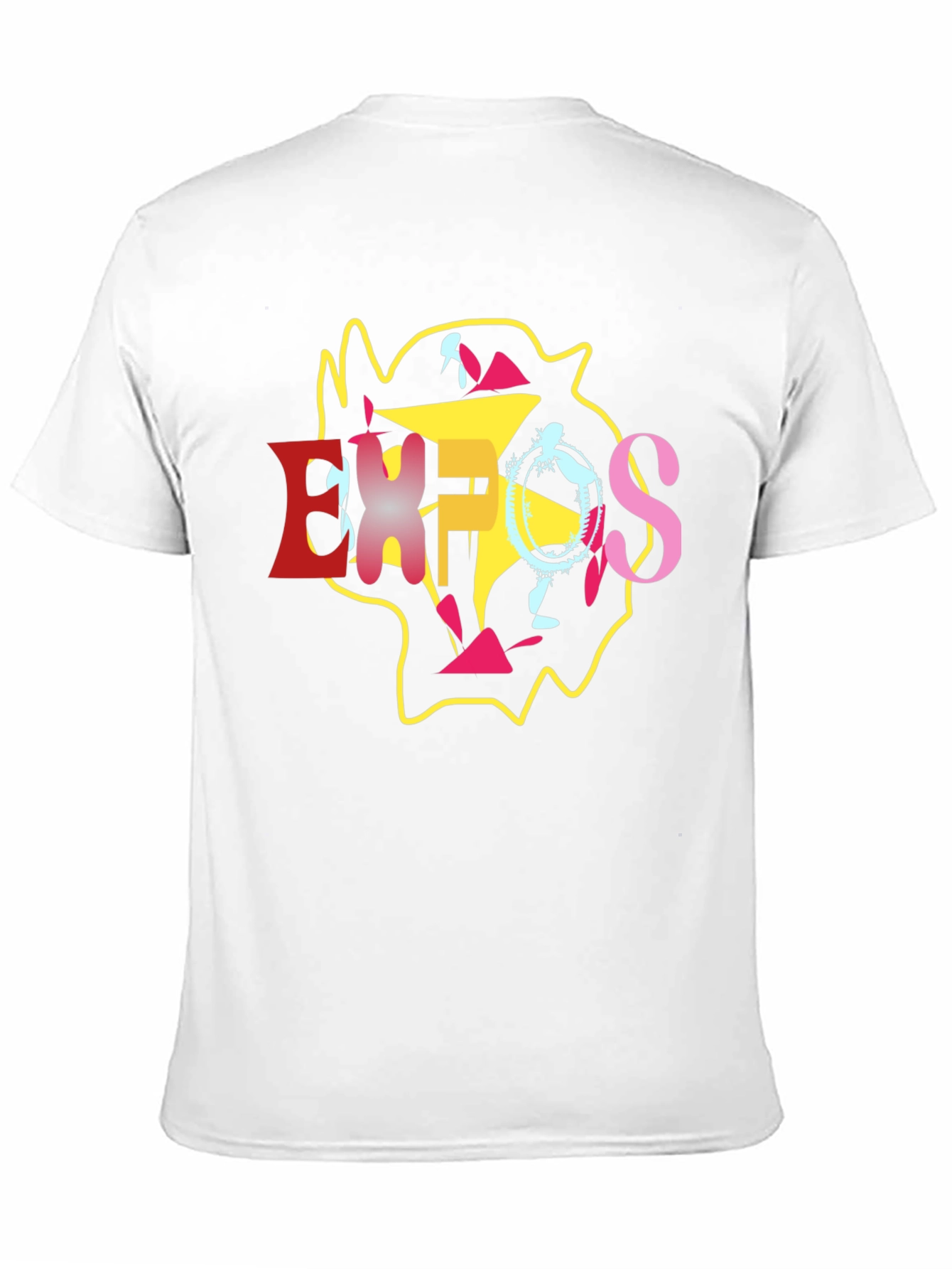 Abstract Graphic T-Shirt - Stylish Casual Wear