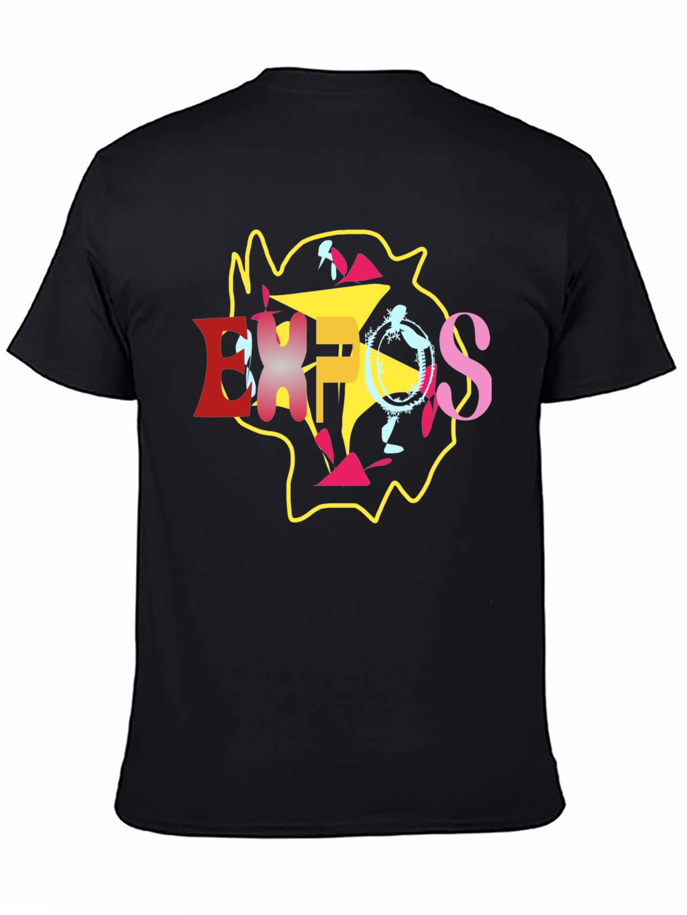 Abstract Graphic T-Shirt - Stylish Casual Wear