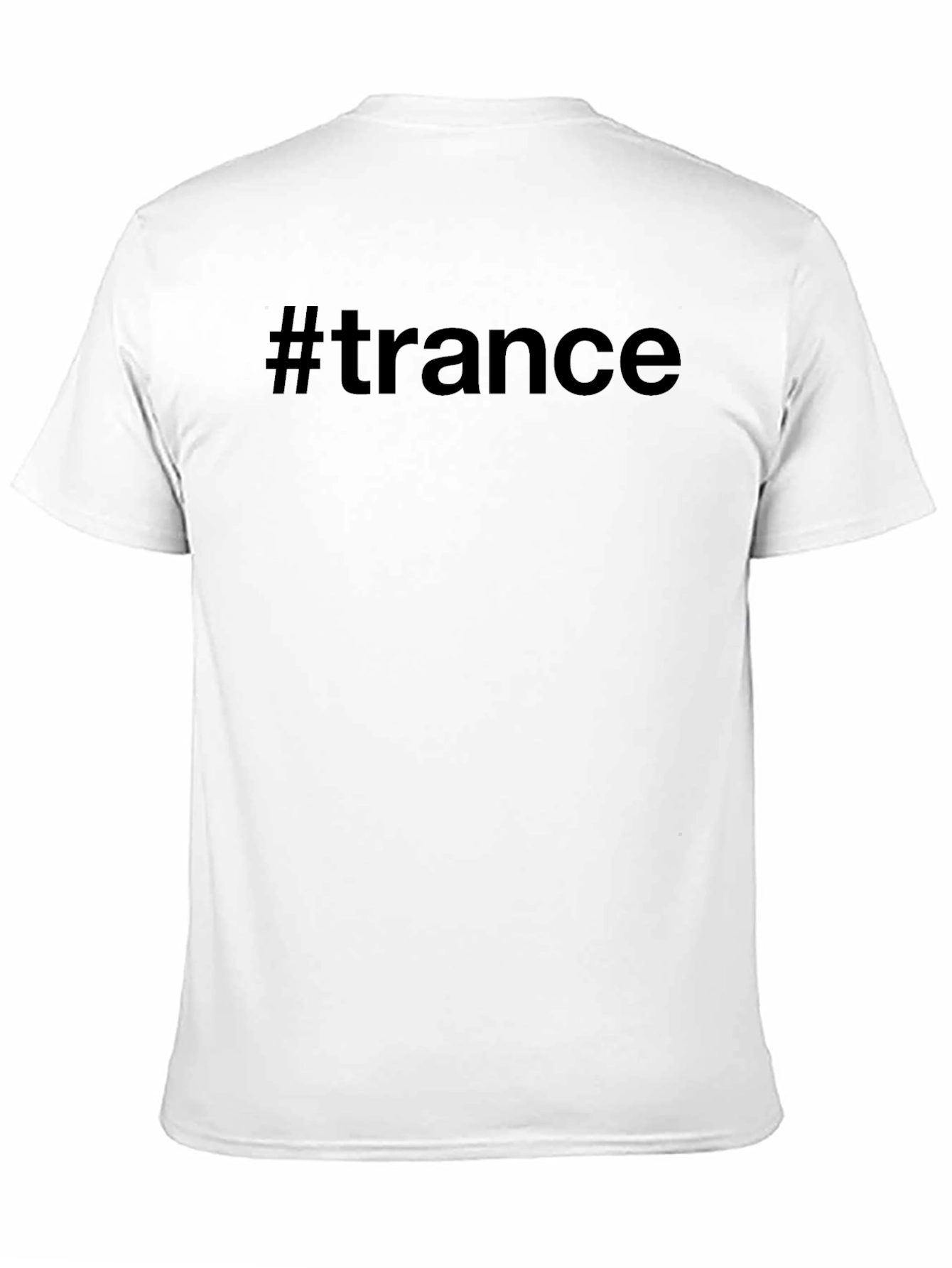 #Trance Black Graphic Tee - Music Lovers T-Shirt