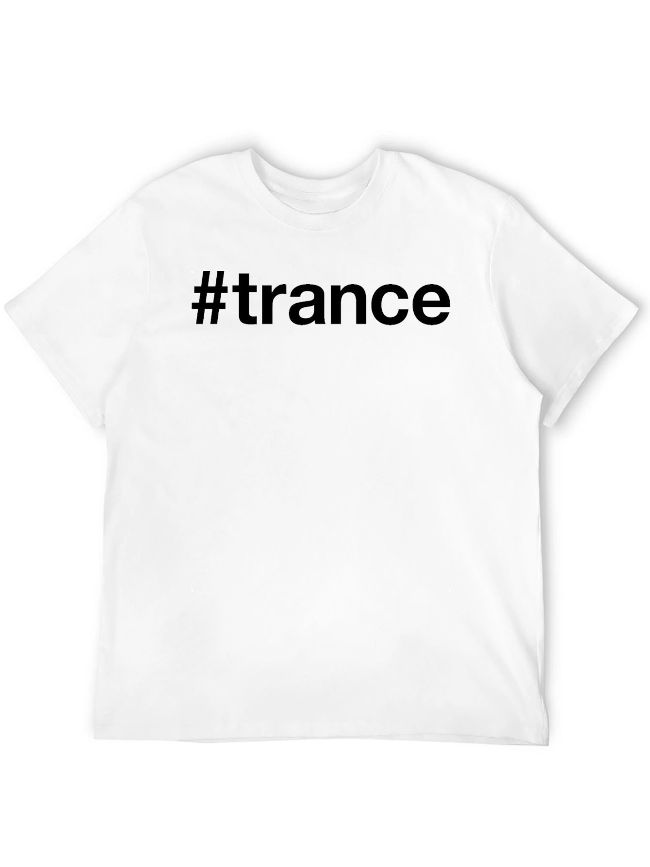 #Trance Black Graphic Tee - Music Lovers T-Shirt