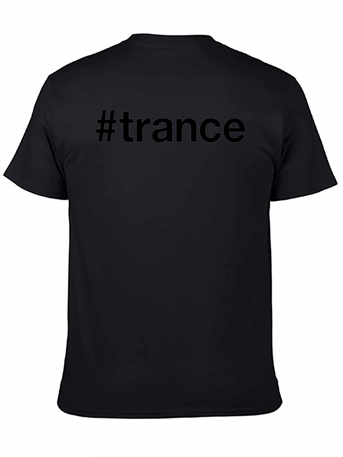#Trance Black Graphic Tee - Music Lovers T-Shirt