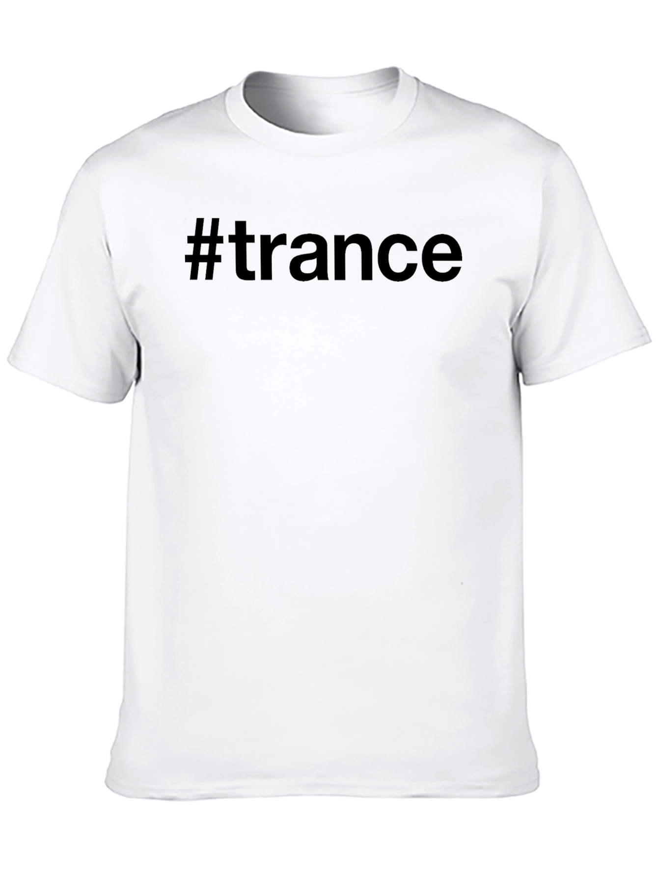 #Trance Black Graphic Tee - Music Lovers T-Shirt