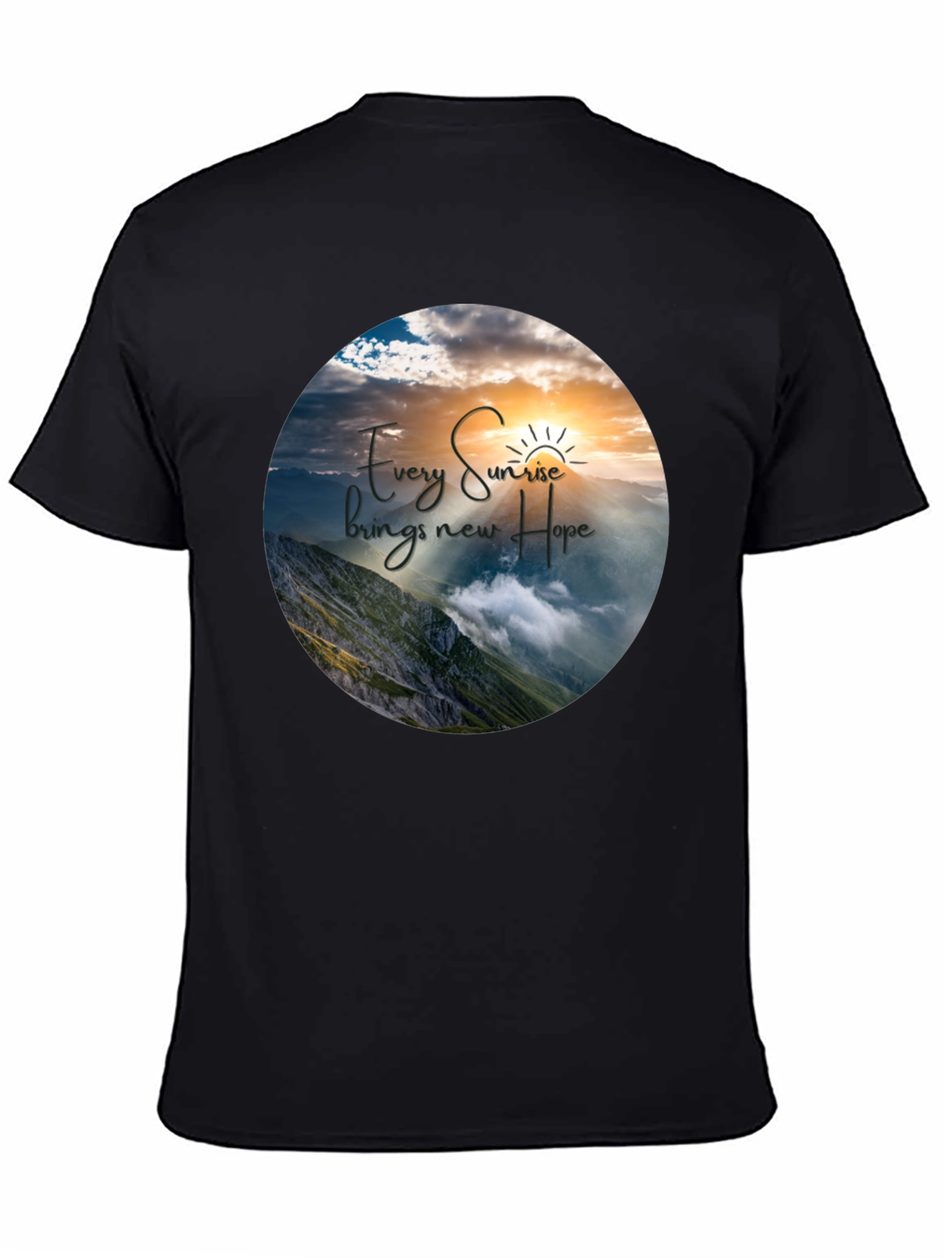 Sunrise Hope Graphic T-Shirt - Inspiring Nature Design