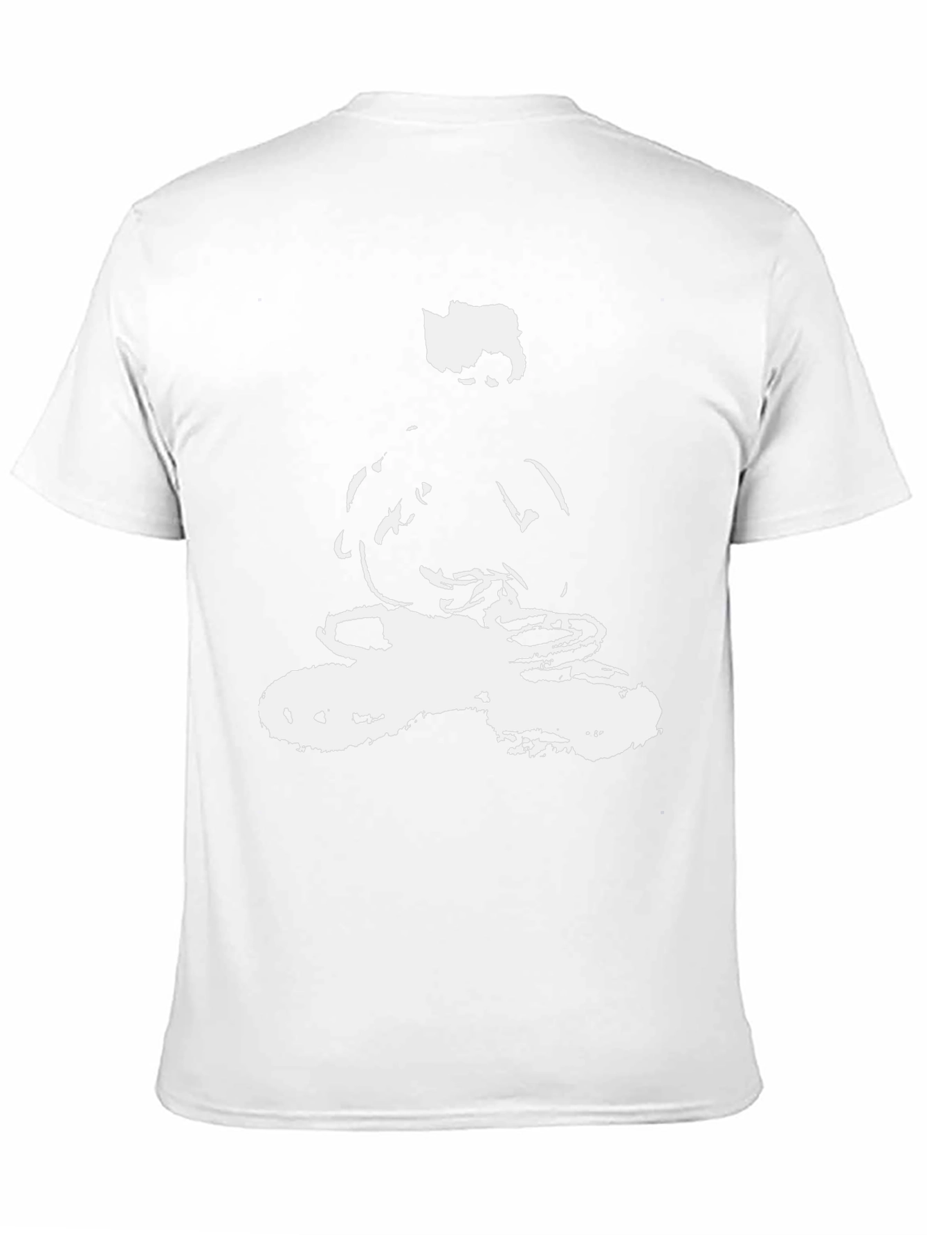 Abstract Print Black T-Shirt