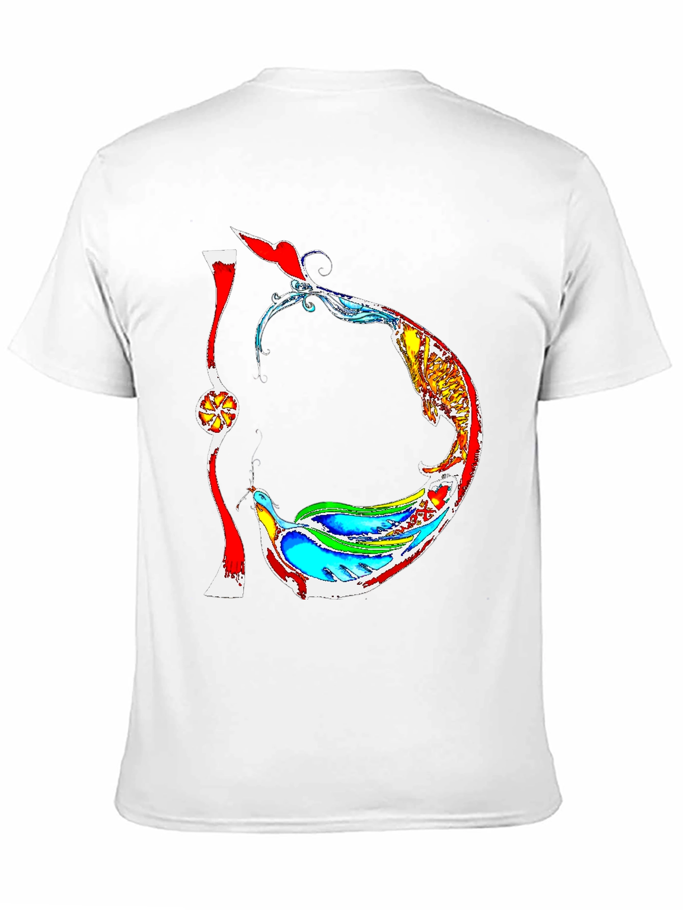 Abstract Artistic Graphic T-Shirt - Unique Design