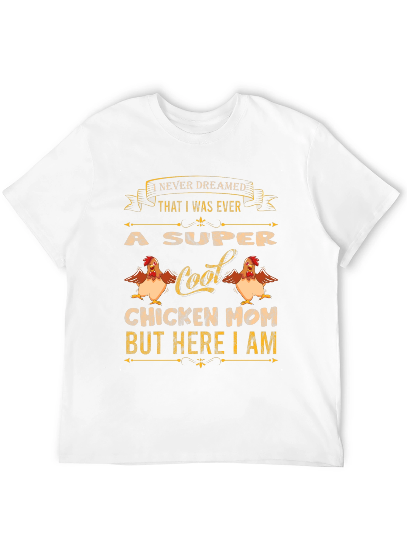 Super Cool Chicken Mom T-Shirt - Novelty Tee