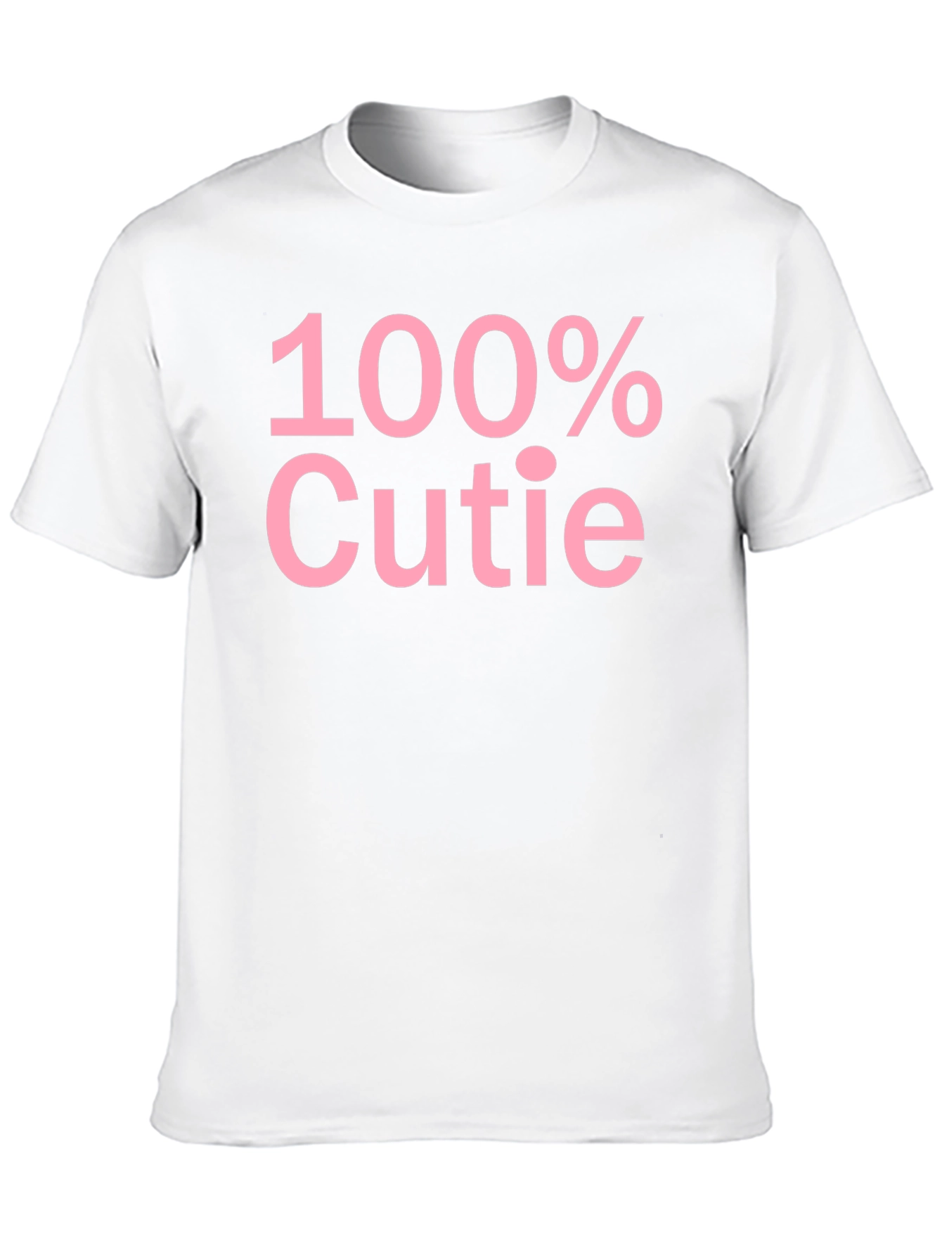 100% Cutie Black Graphic T-Shirt - Soft Cotton Blend