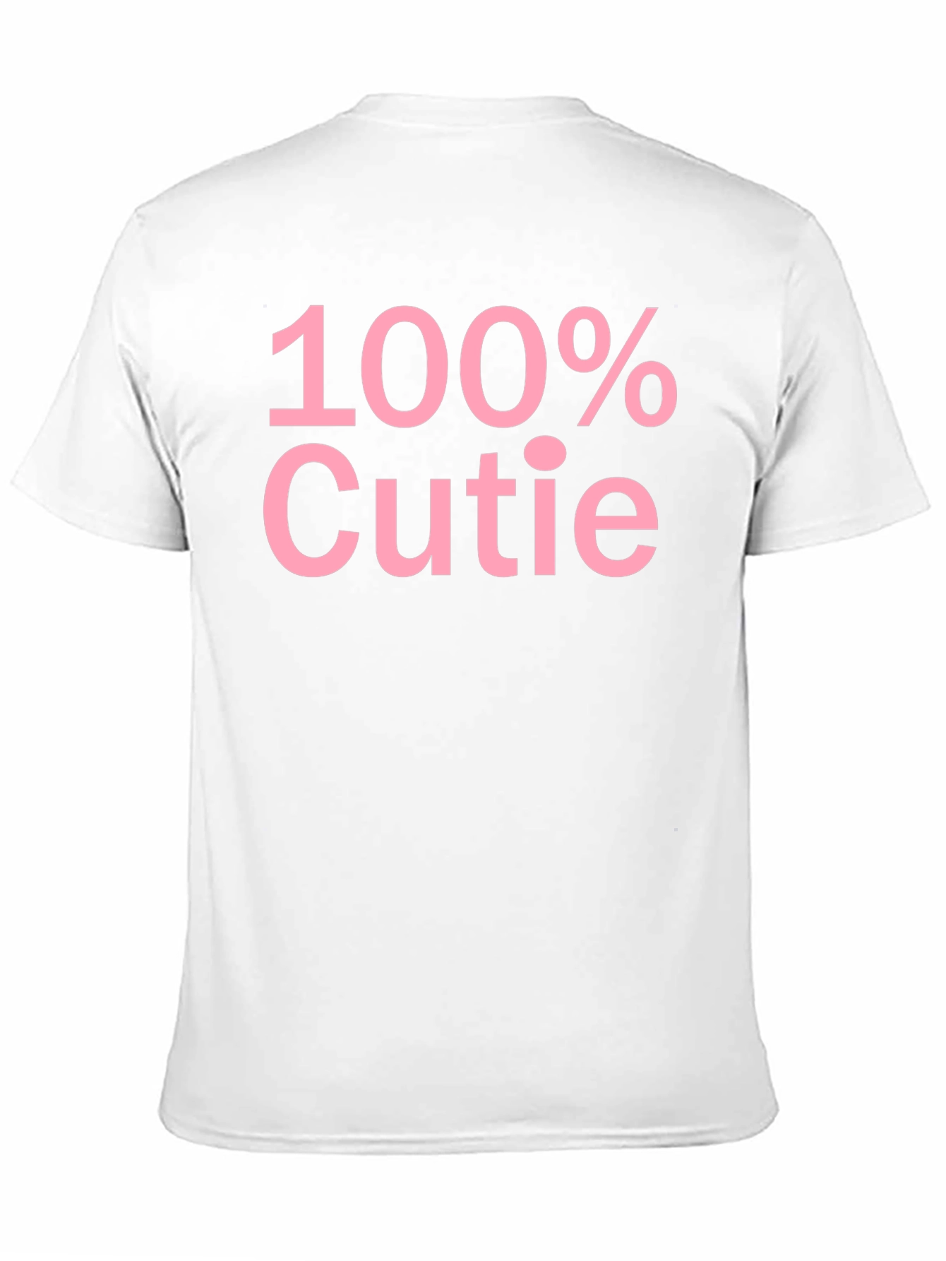 100% Cutie Black Graphic T-Shirt - Soft Cotton Blend