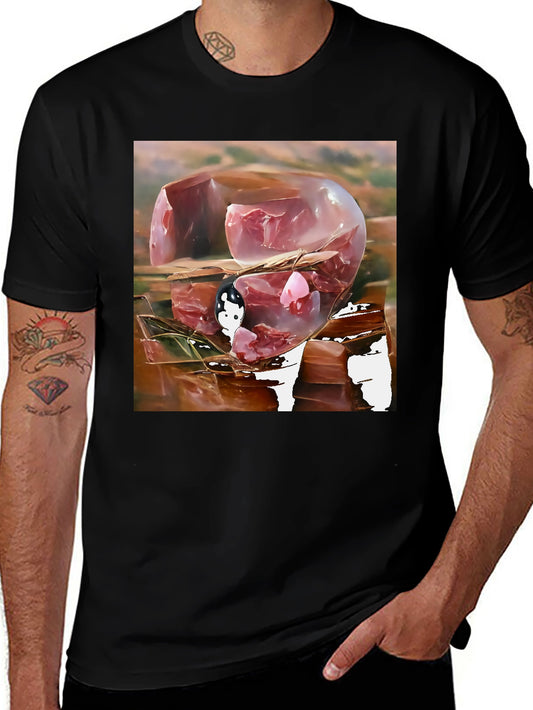 Abstract Meat Cube Art T-Shirt