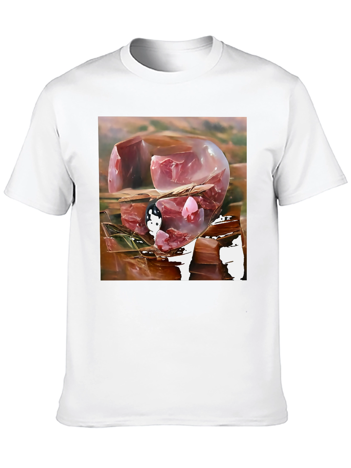 Abstract Meat Cube Art T-Shirt