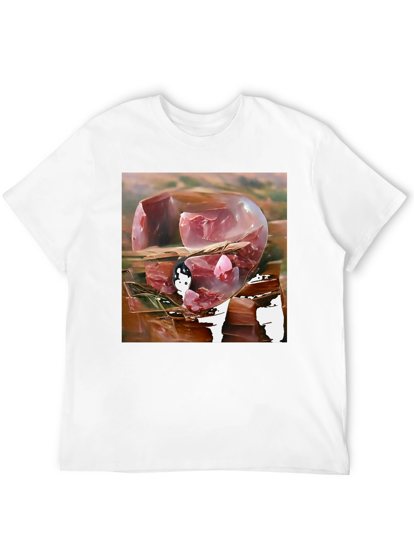 Abstract Meat Cube Art T-Shirt