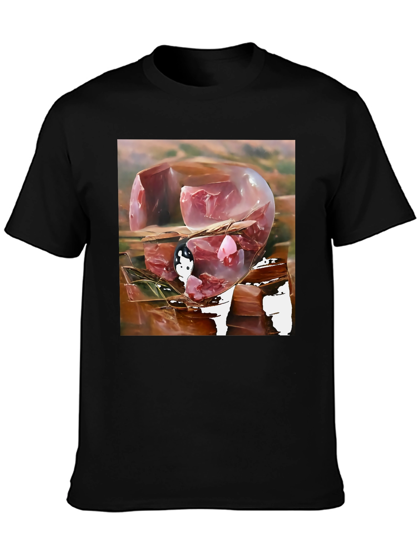 Abstract Meat Cube Art T-Shirt