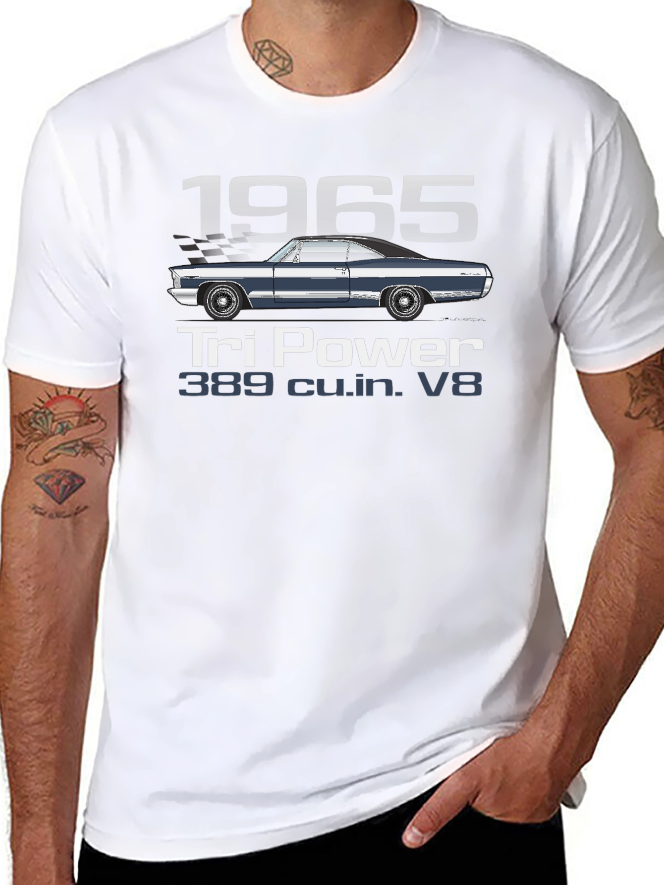 1965 Tri Power V8 Graphic Tee
