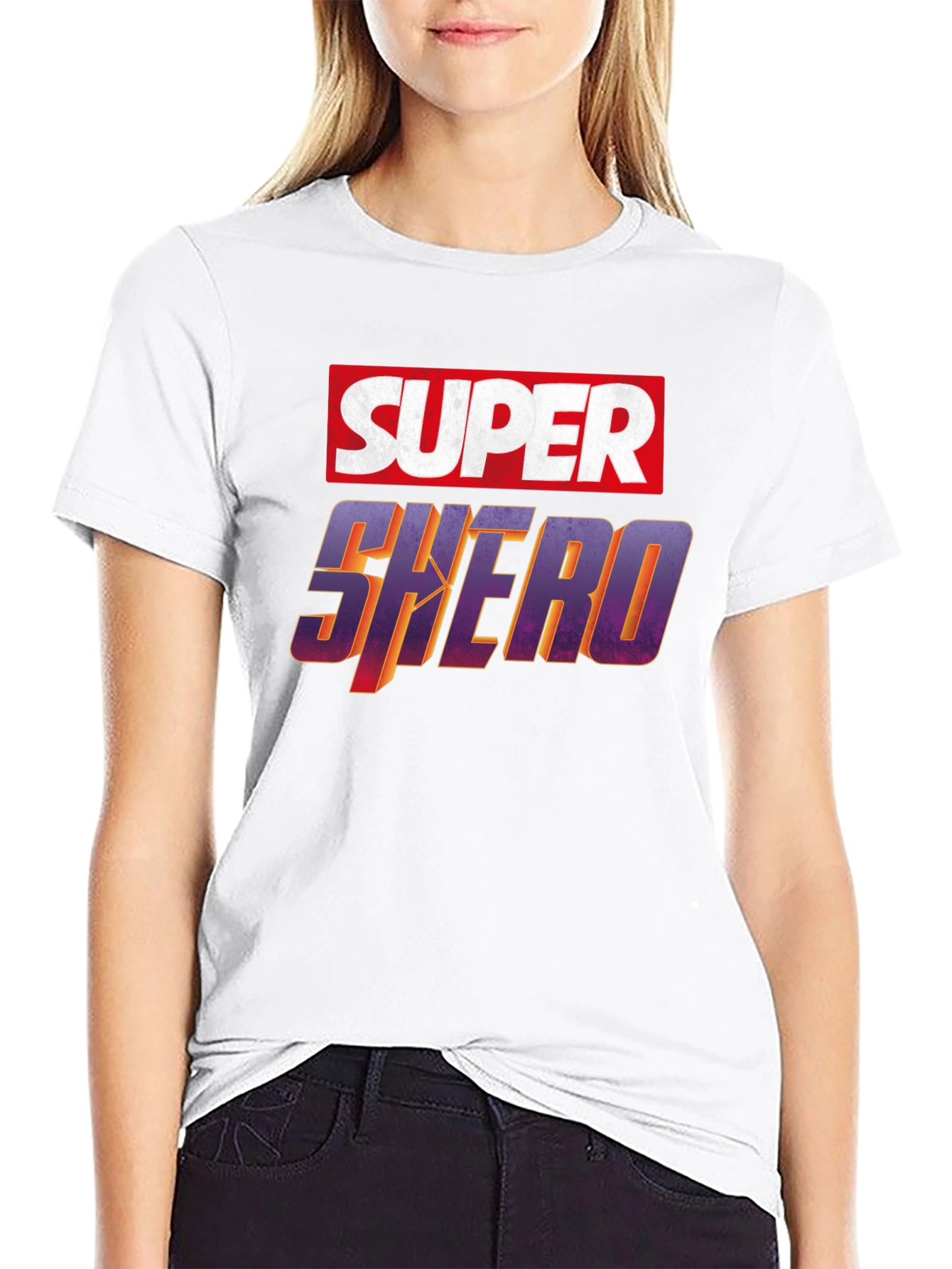 Super Shero Black T-Shirt