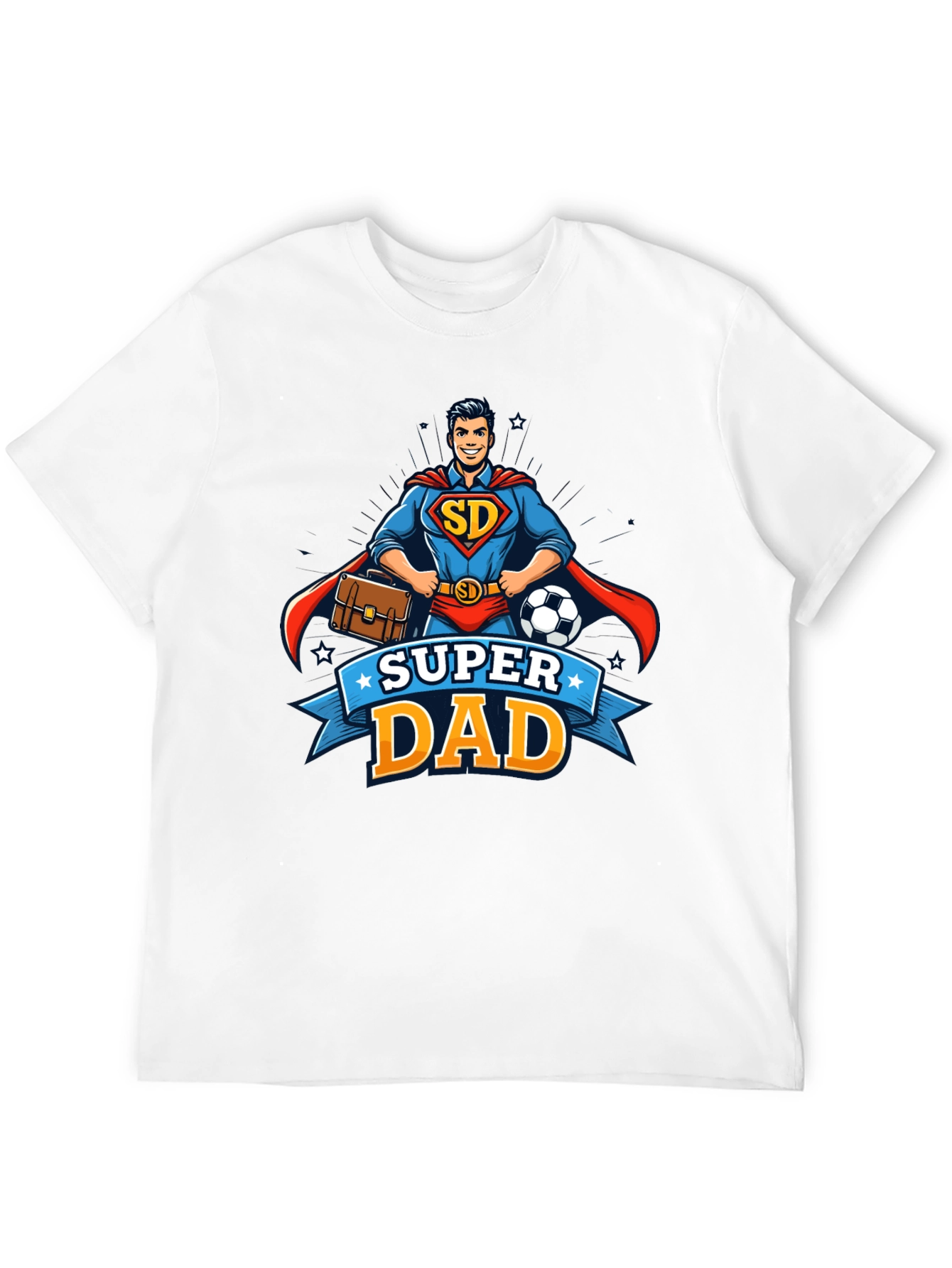 Super Dad Superhero Graphic T-Shirt - Fathers Day Gift
