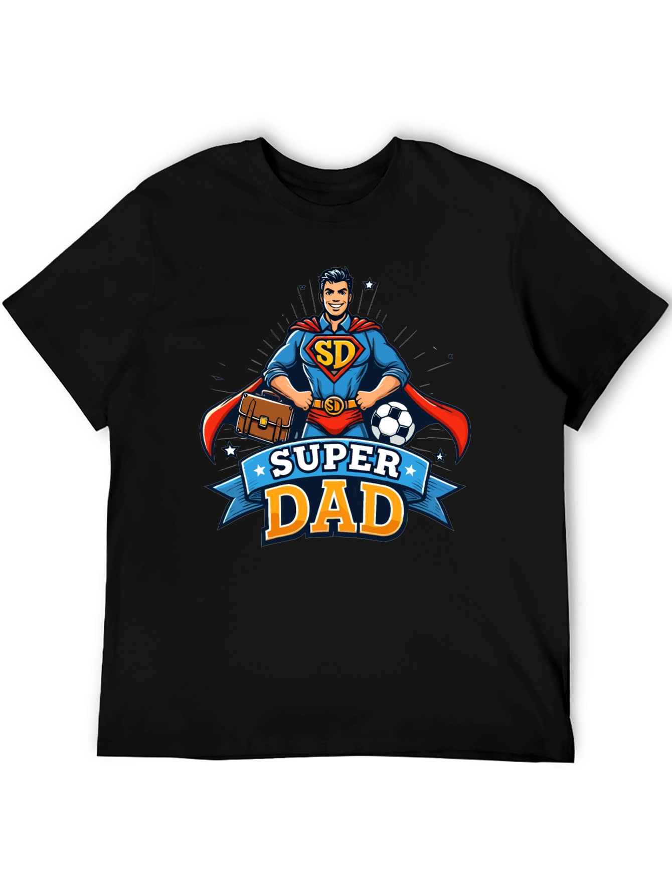 Super Dad Superhero Graphic T-Shirt - Fathers Day Gift