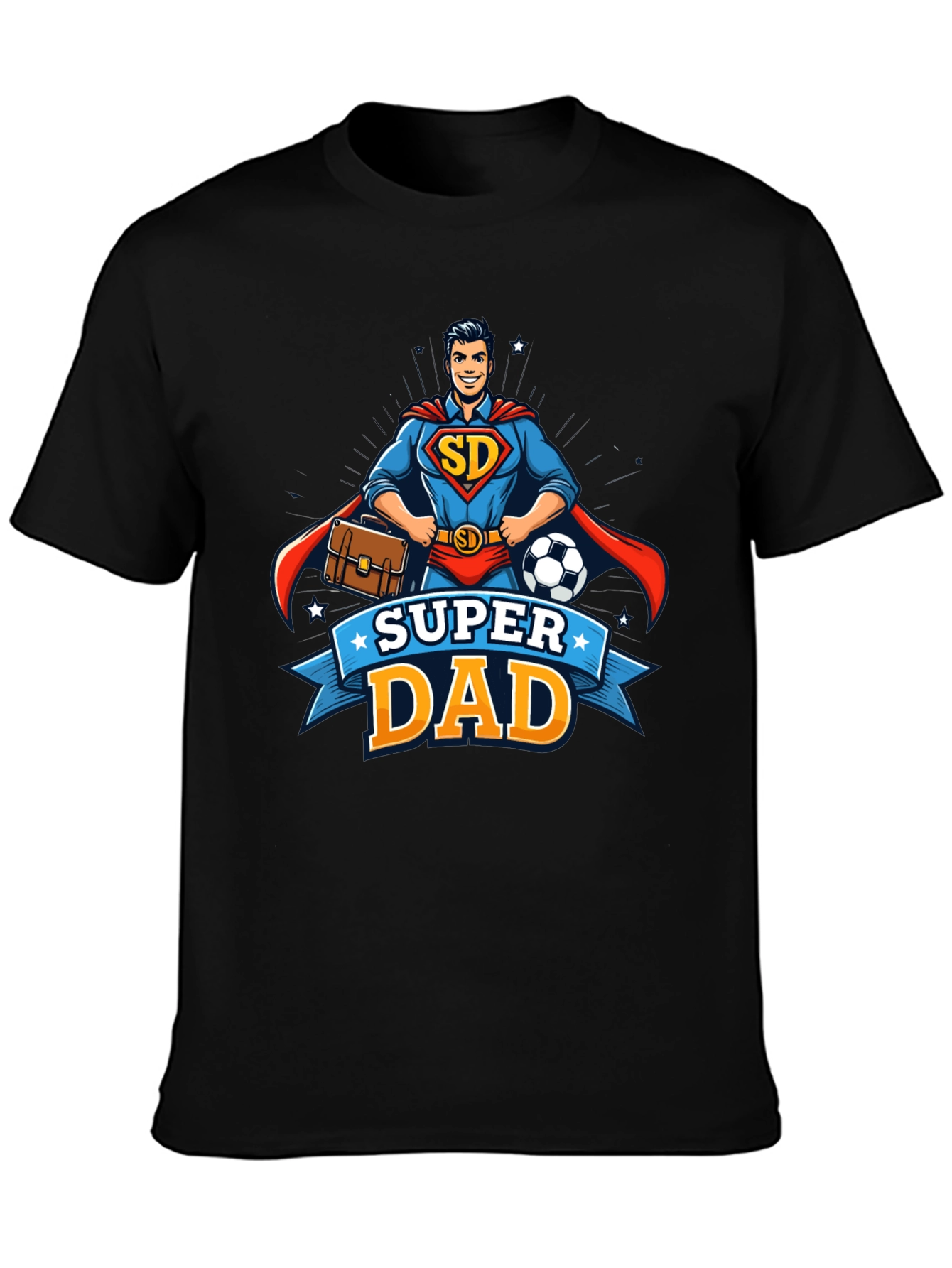 Super Dad Superhero Graphic T-Shirt - Fathers Day Gift