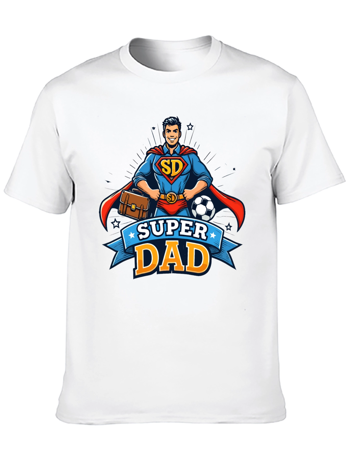 Super Dad Superhero Graphic T-Shirt - Fathers Day Gift