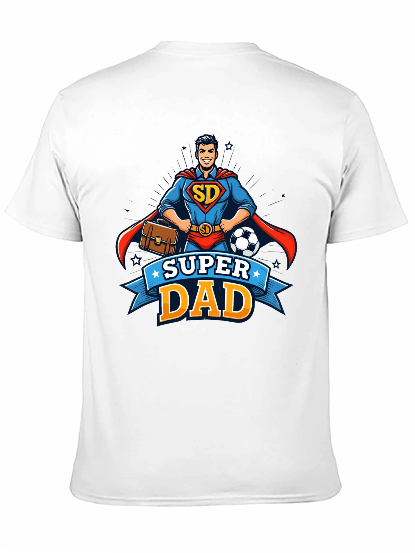 Super Dad Superhero Graphic T-Shirt - Fathers Day Gift