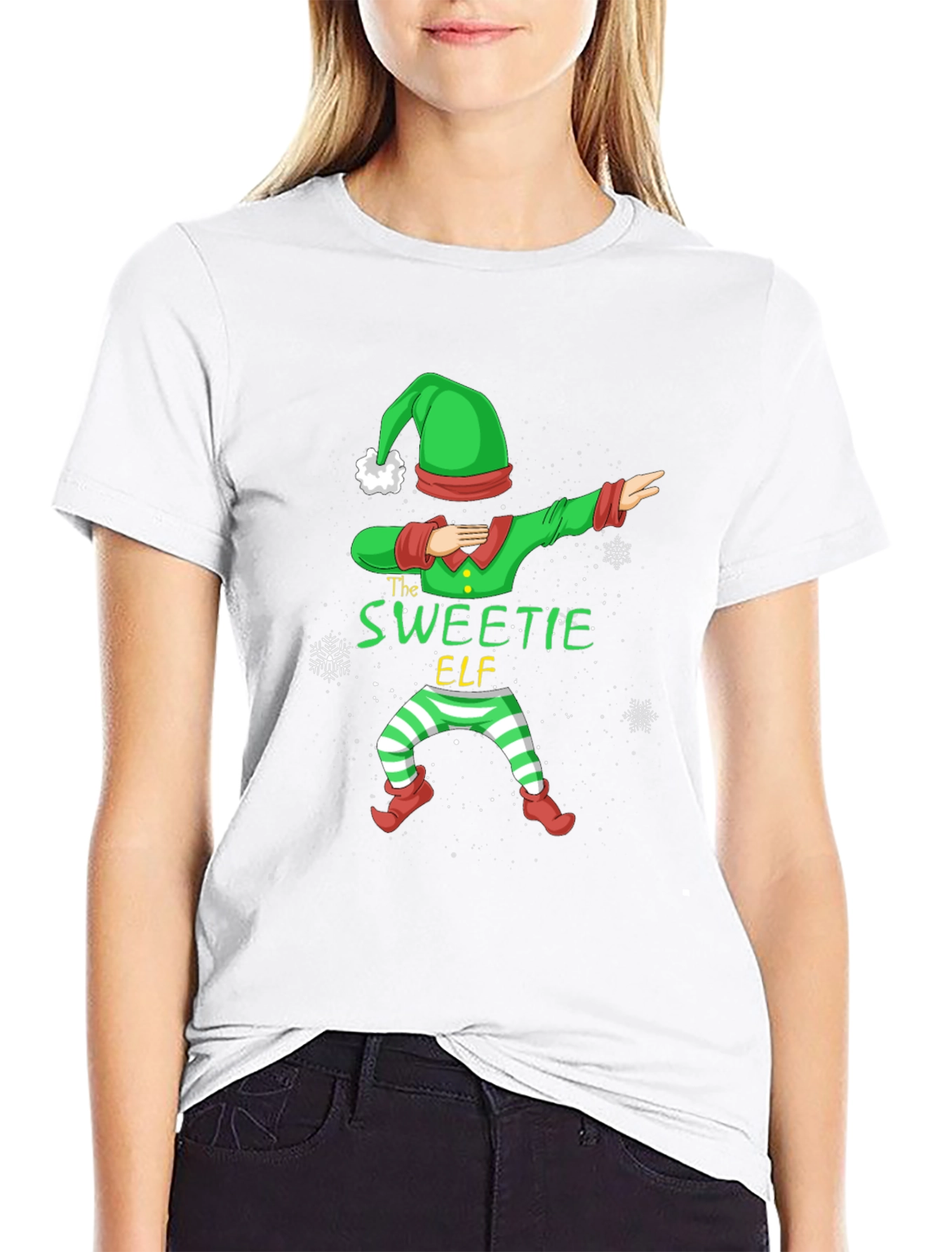 Sweetie Elf Dab Christmas T-Shirt