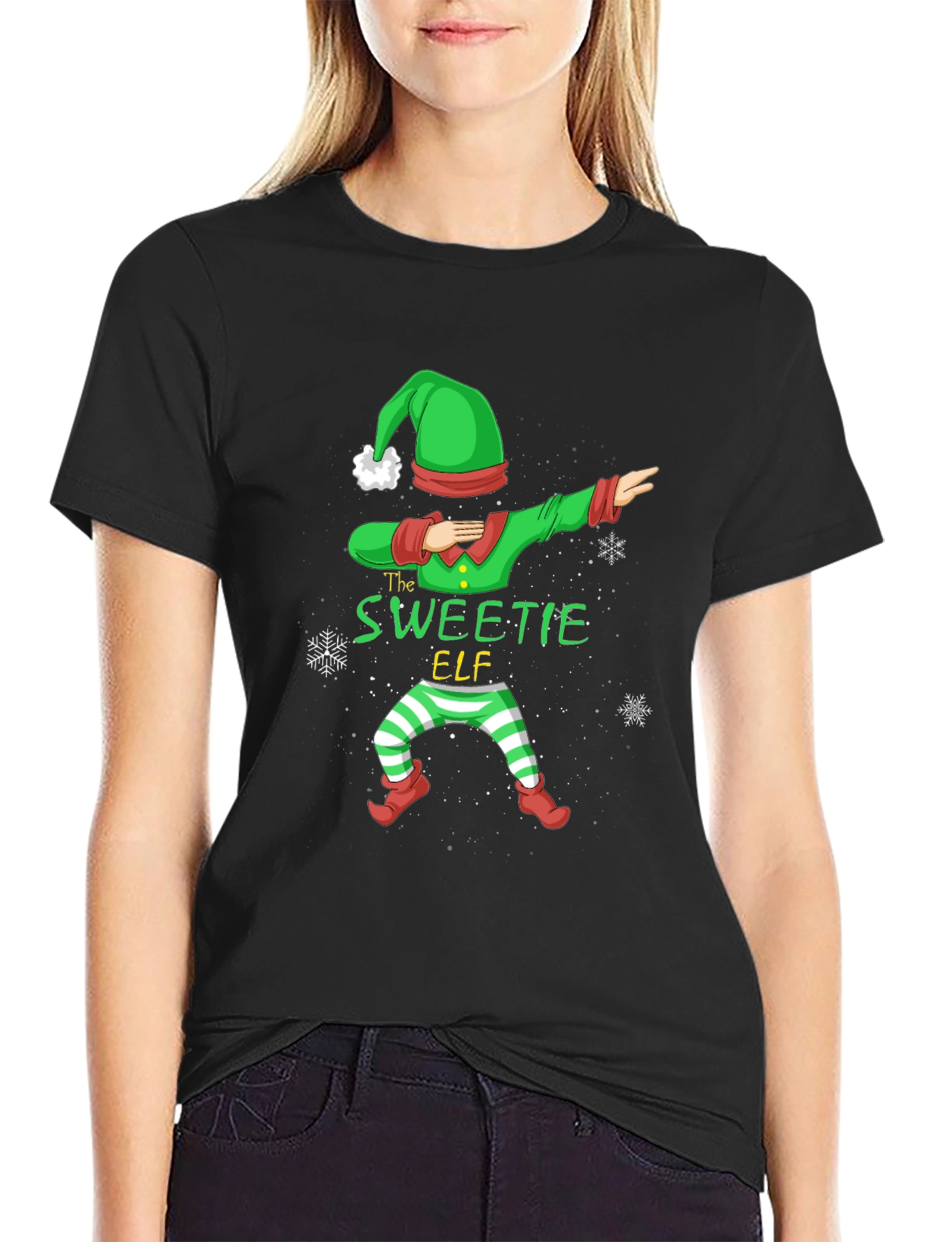 Sweetie Elf Dab Christmas T-Shirt