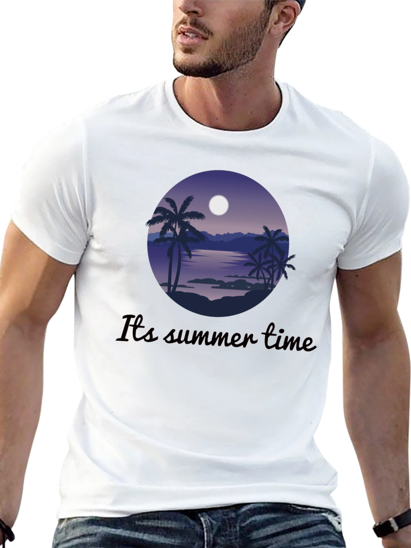 Summer Time Palm Tree T-Shirt