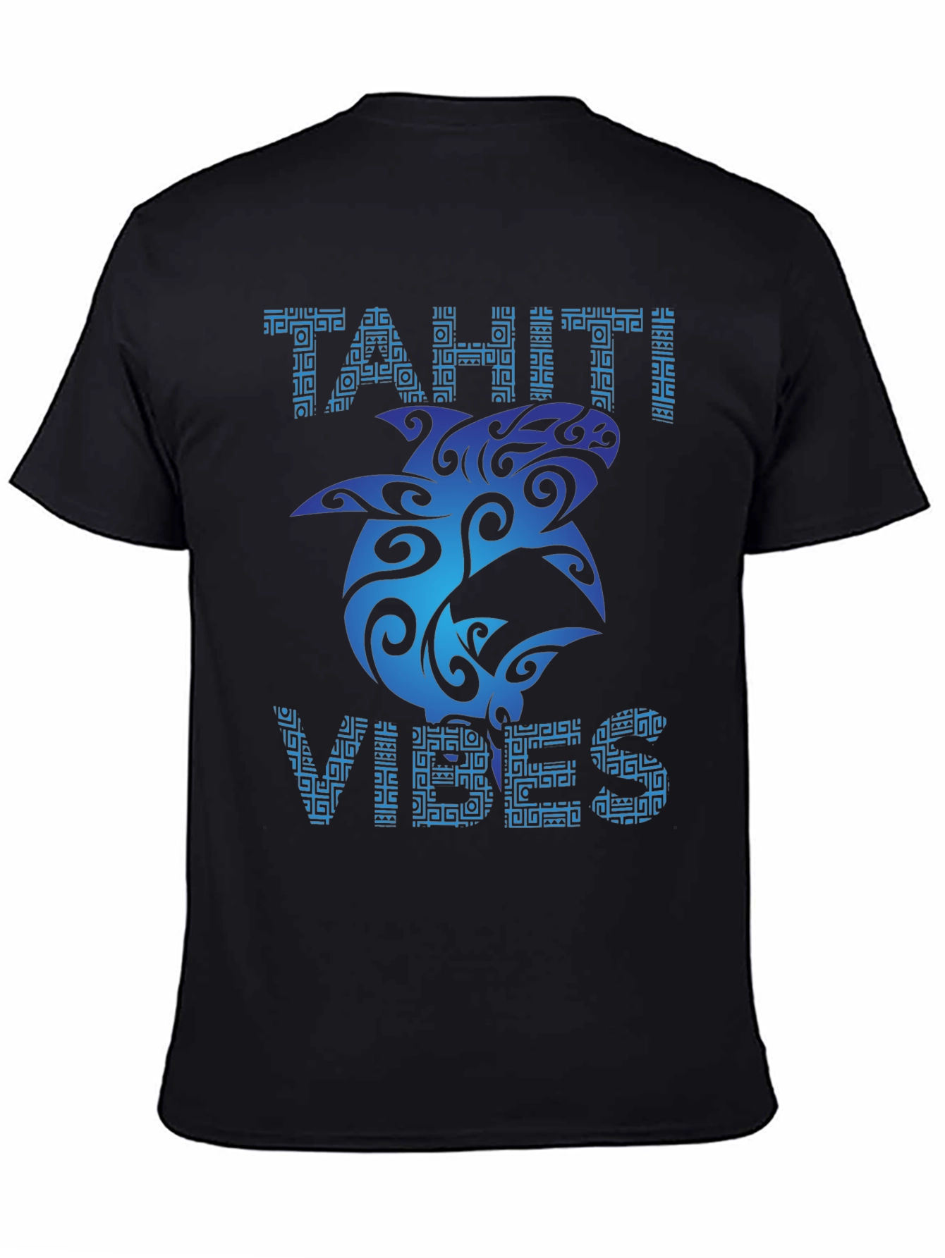 Tahiti Vibes Graphic Tee - Black