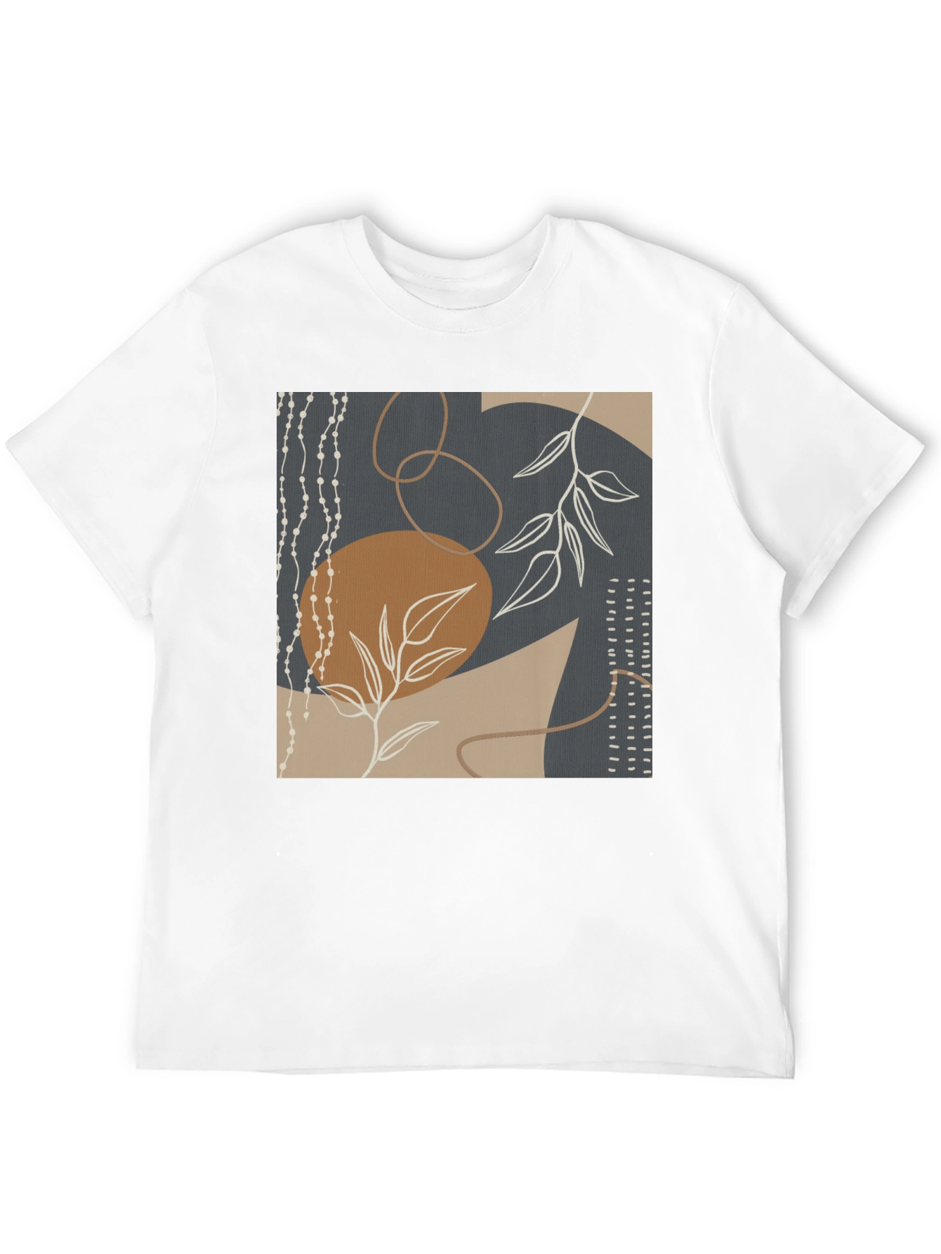 Abstract Art Graphic Tee - Modern Casual Style