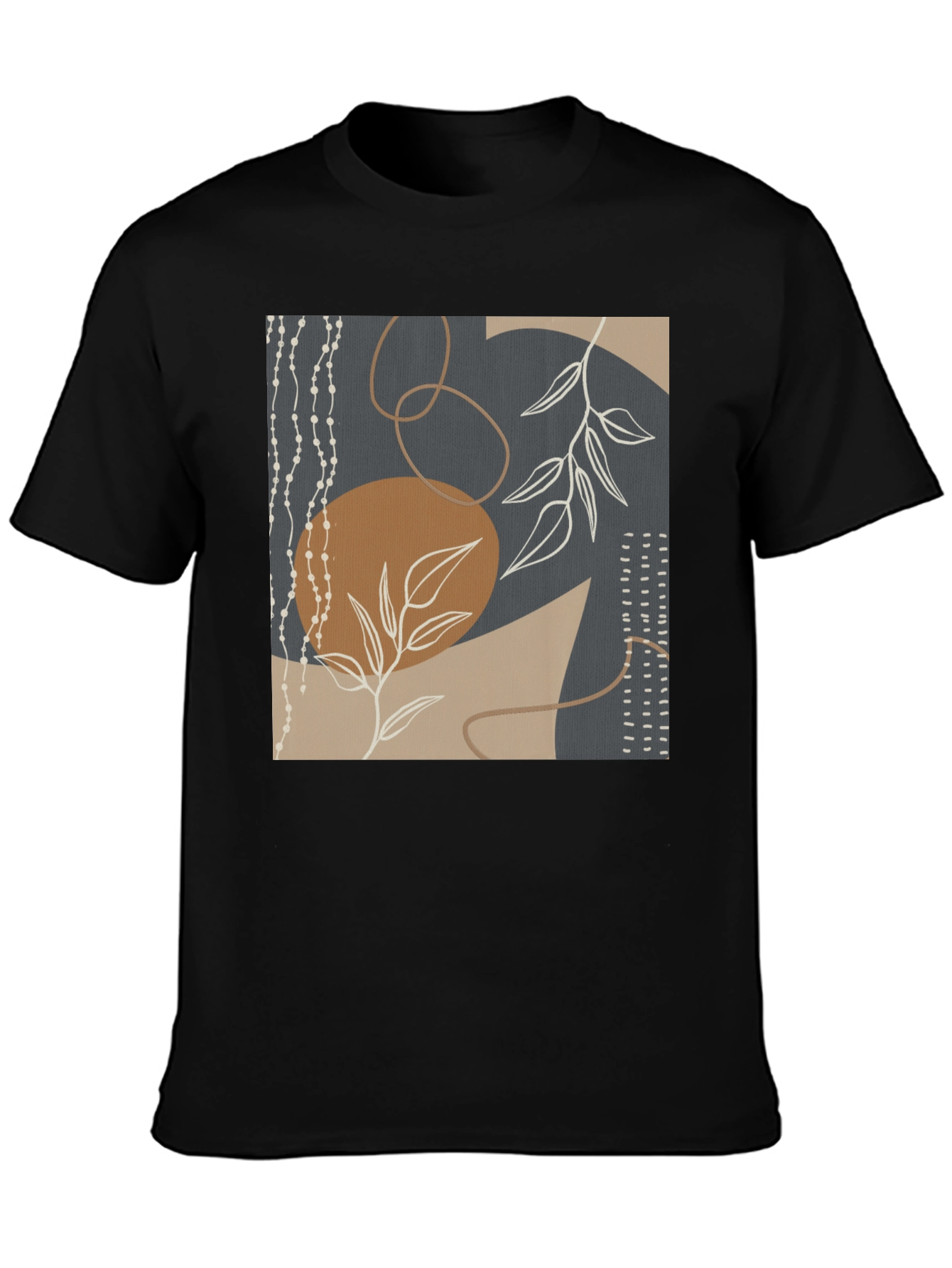 Abstract Art Graphic Tee - Modern Casual Style