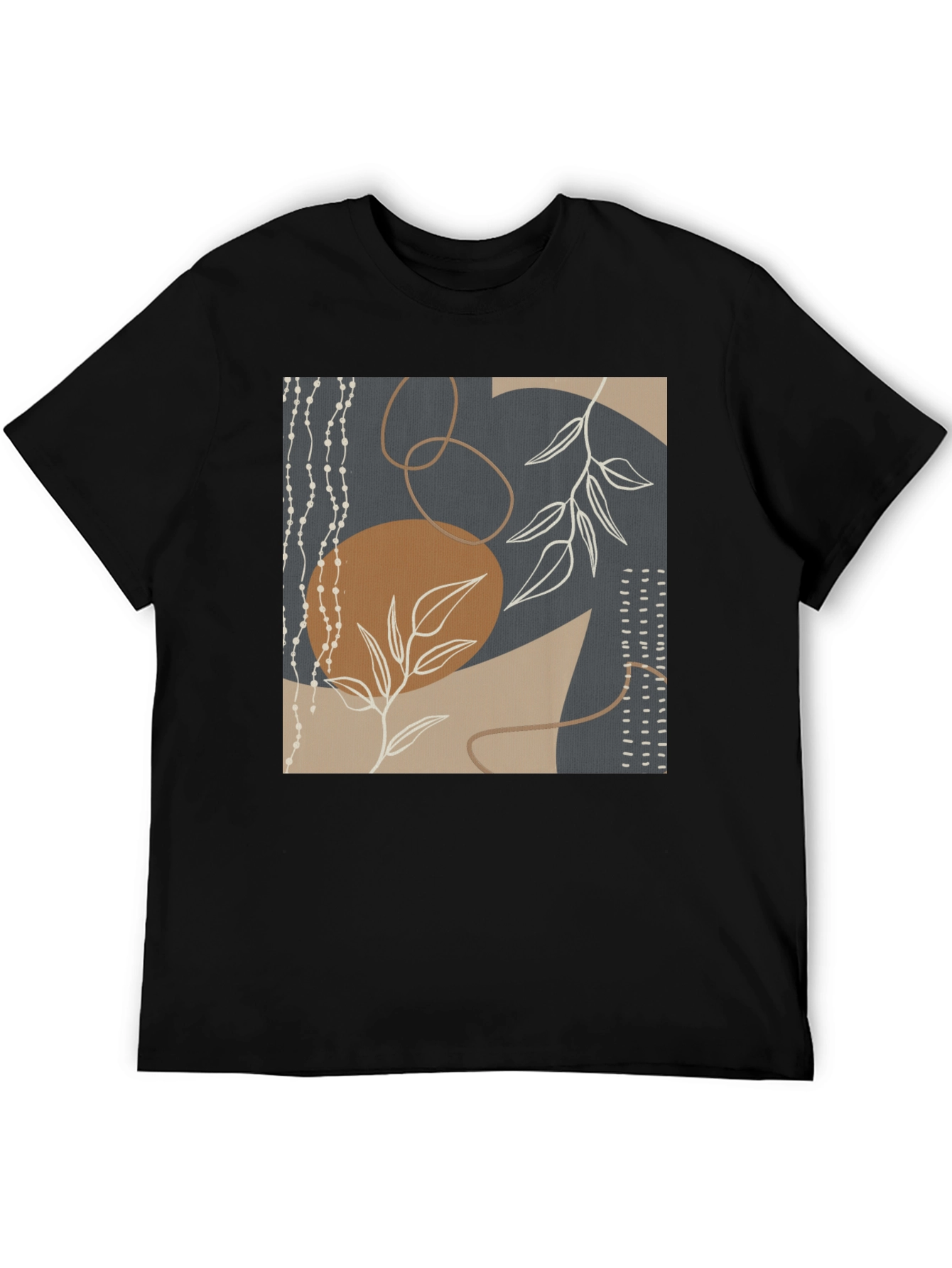 Abstract Art Graphic Tee - Modern Casual Style