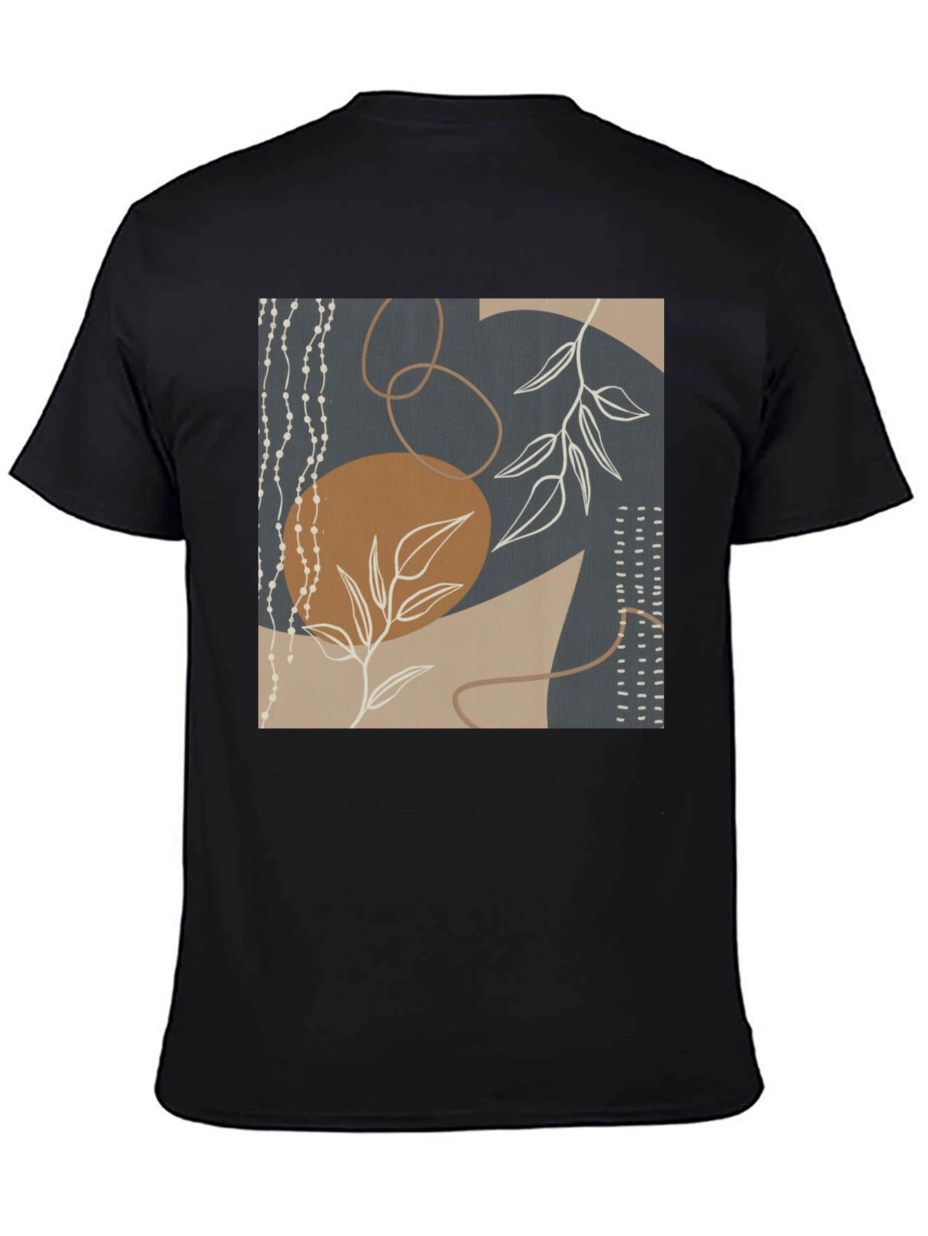 Abstract Art Graphic Tee - Modern Casual Style
