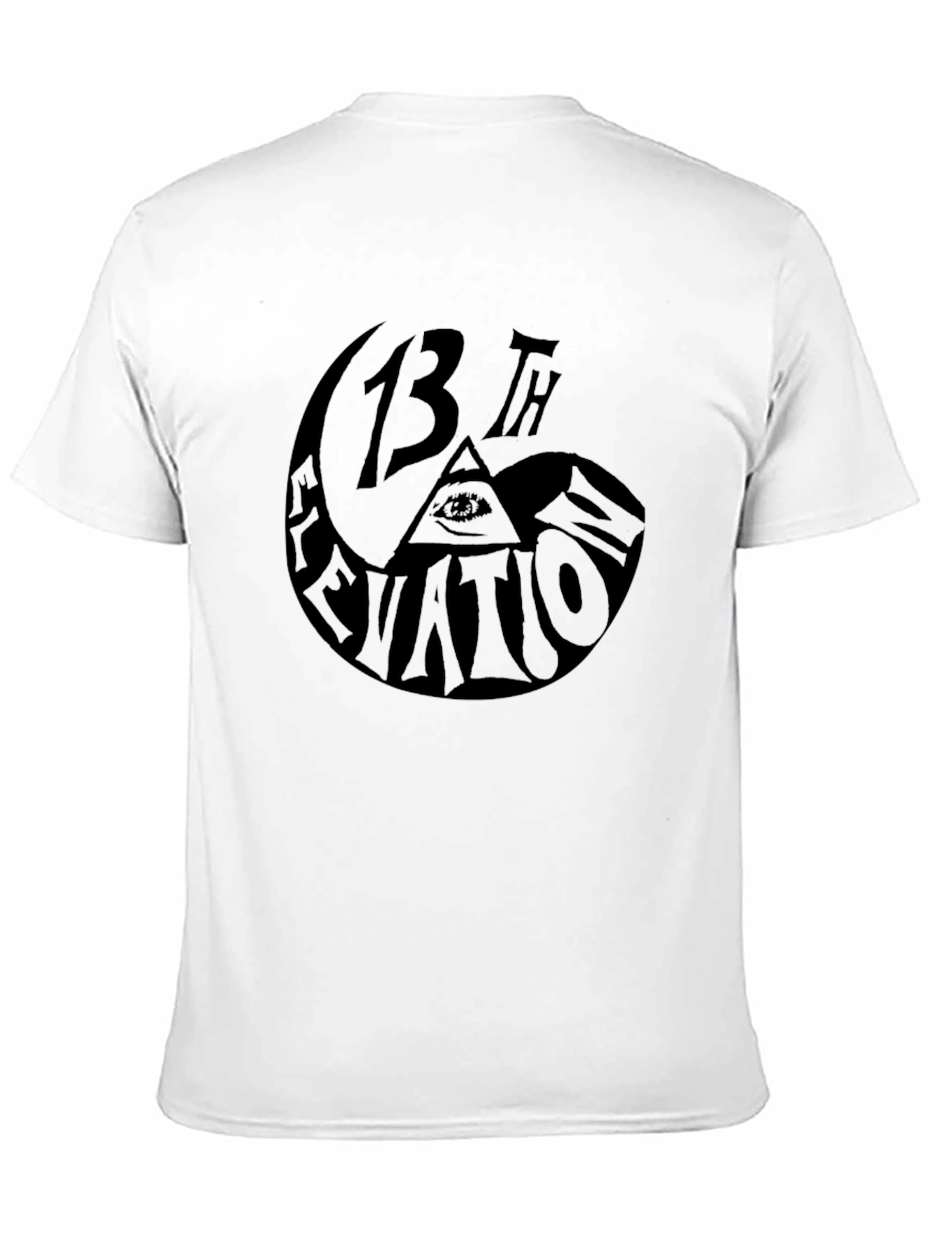 13th Elevation Graphic Print T-Shirt - Black