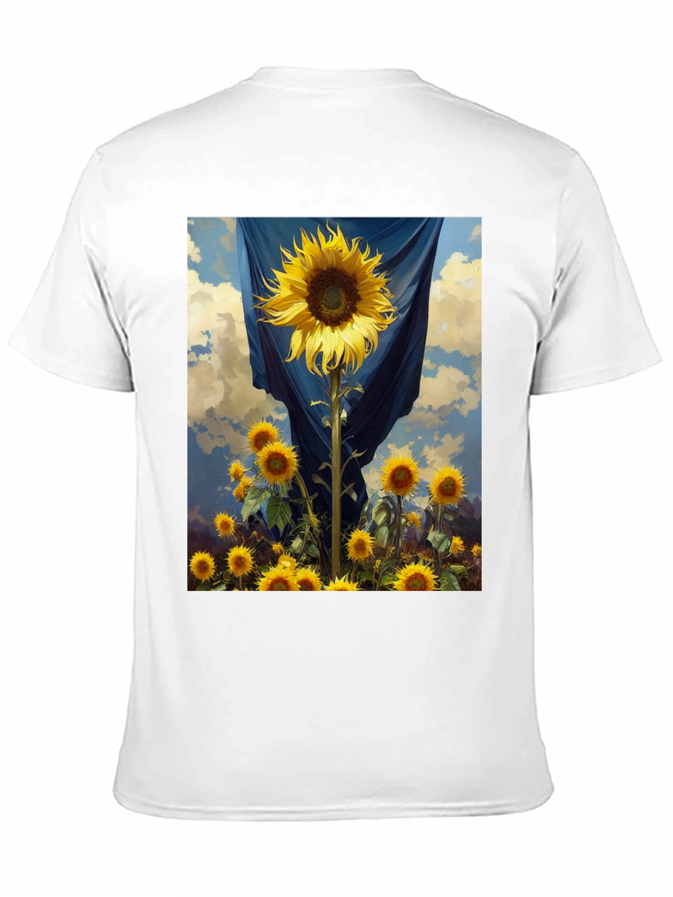 Sunflower Field Graphic Tee - Stylish Comfort