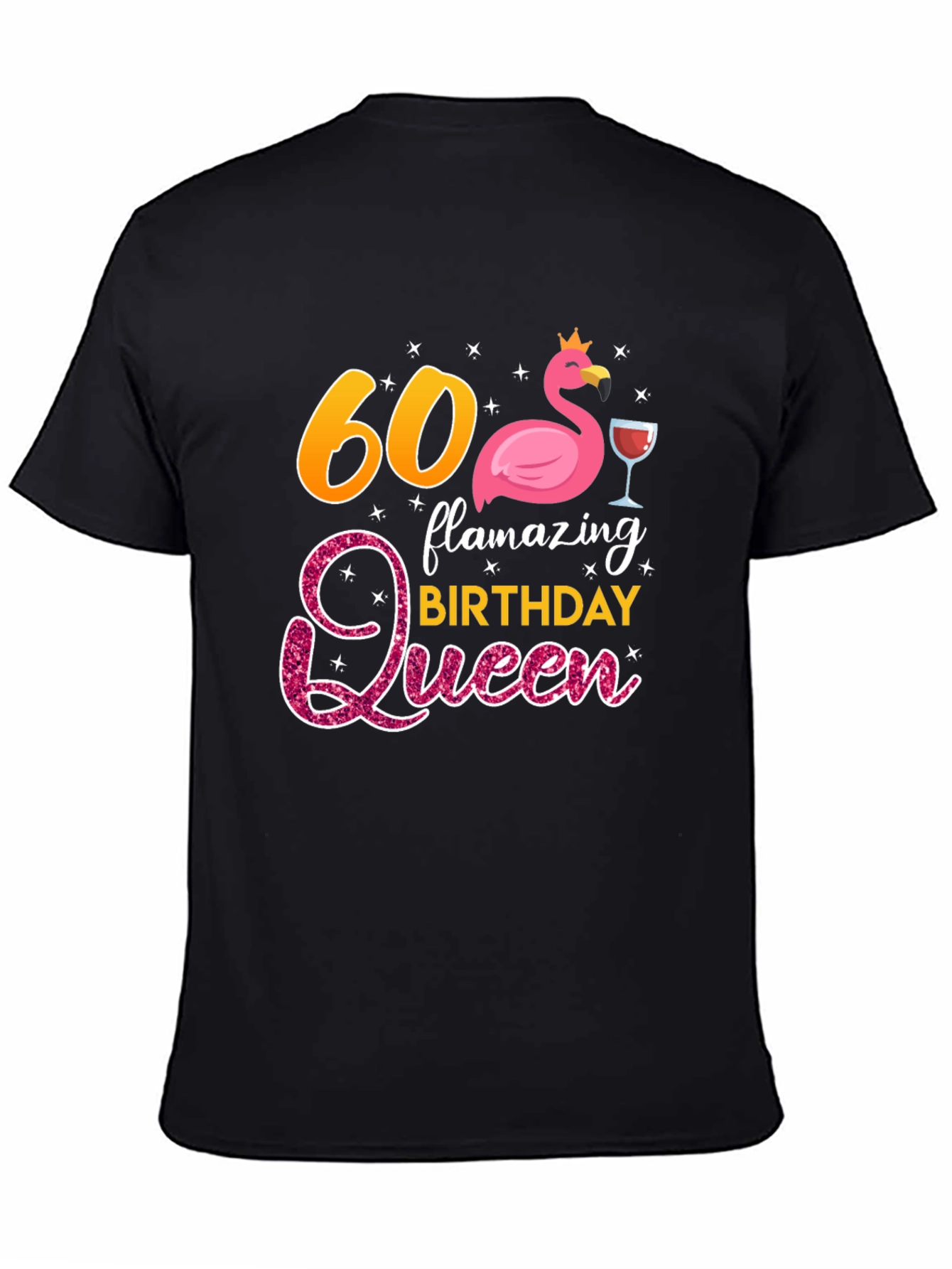 60th Birthday Flamazing Queen Graphic T-Shirt