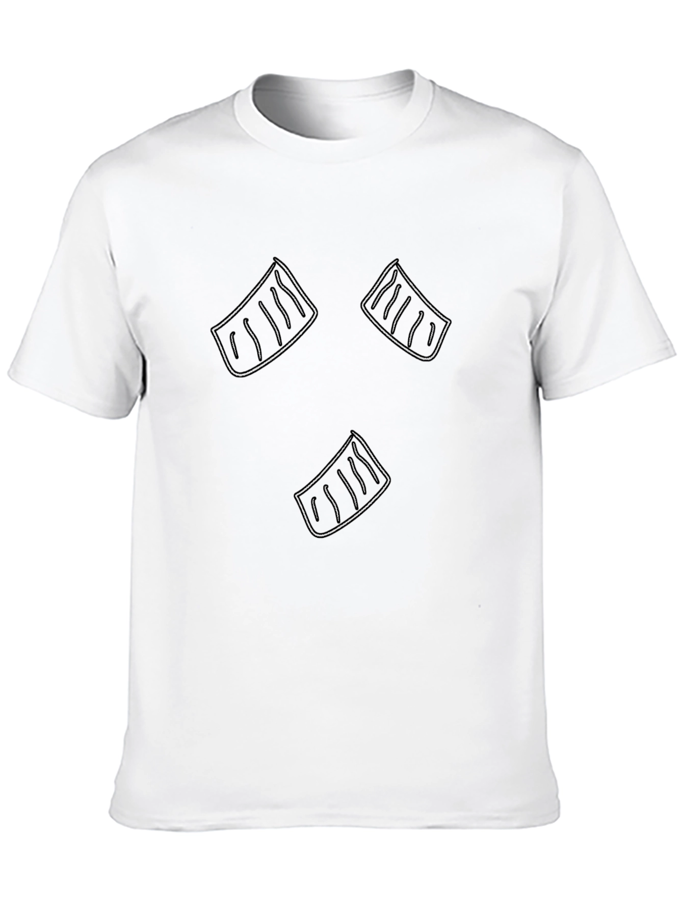 Abstract Graphic Print Black Casual T-Shirt