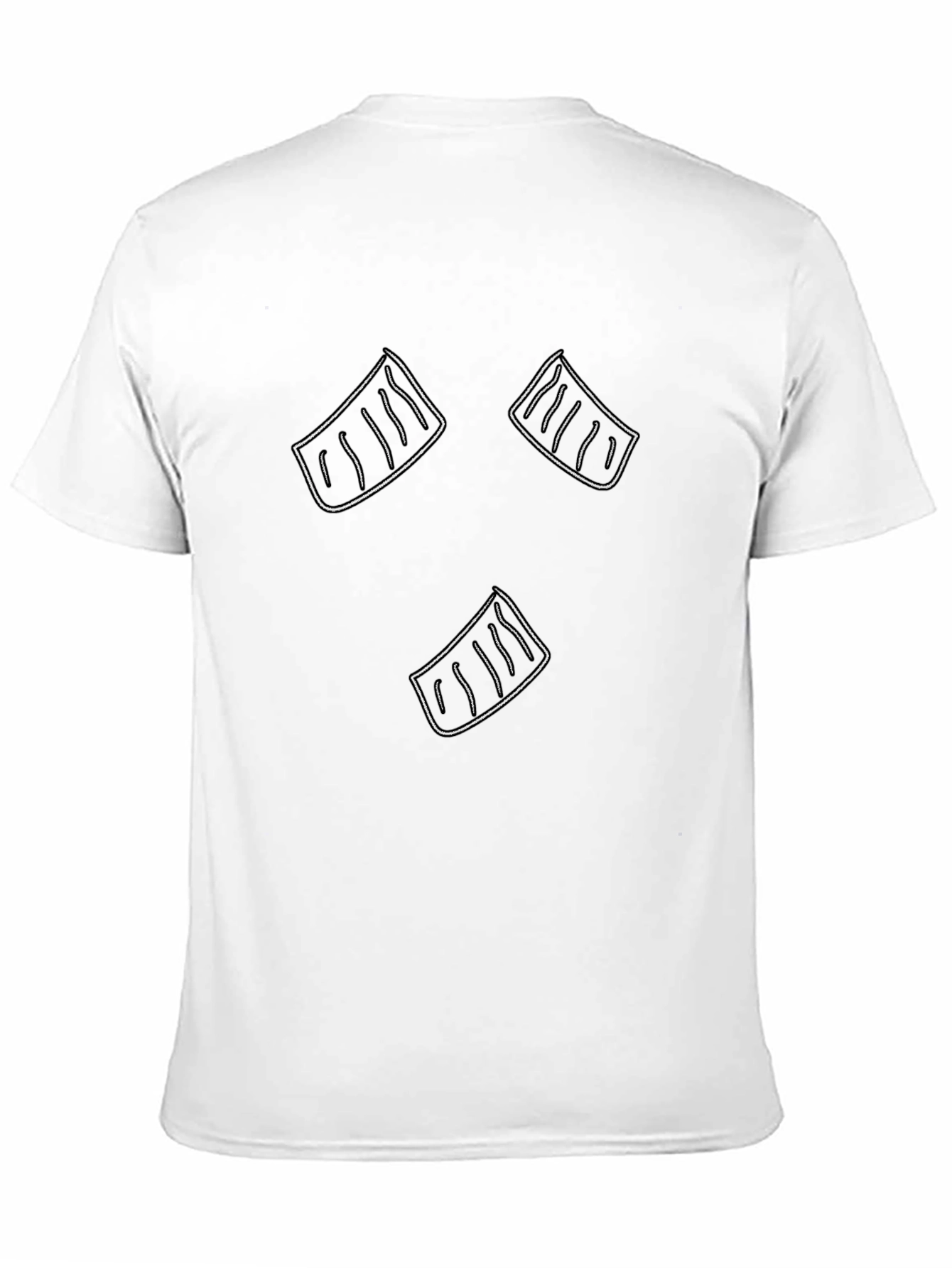 Abstract Graphic Print Black Casual T-Shirt