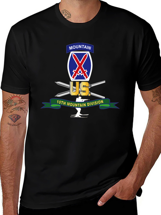 10th Mountain Division Graphic Tee - Black