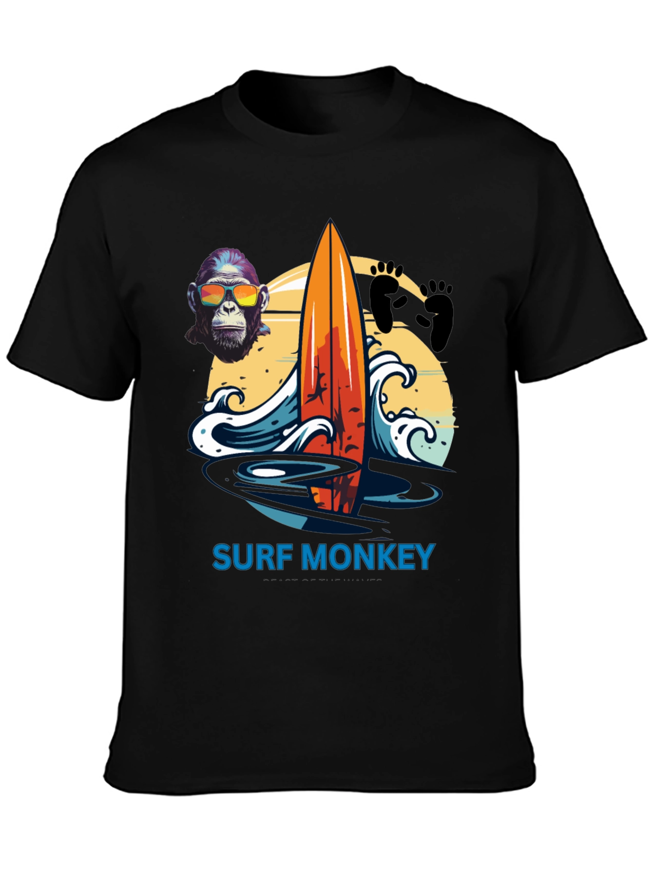 Surf Monkey Graphic Tee - Summer Vibes