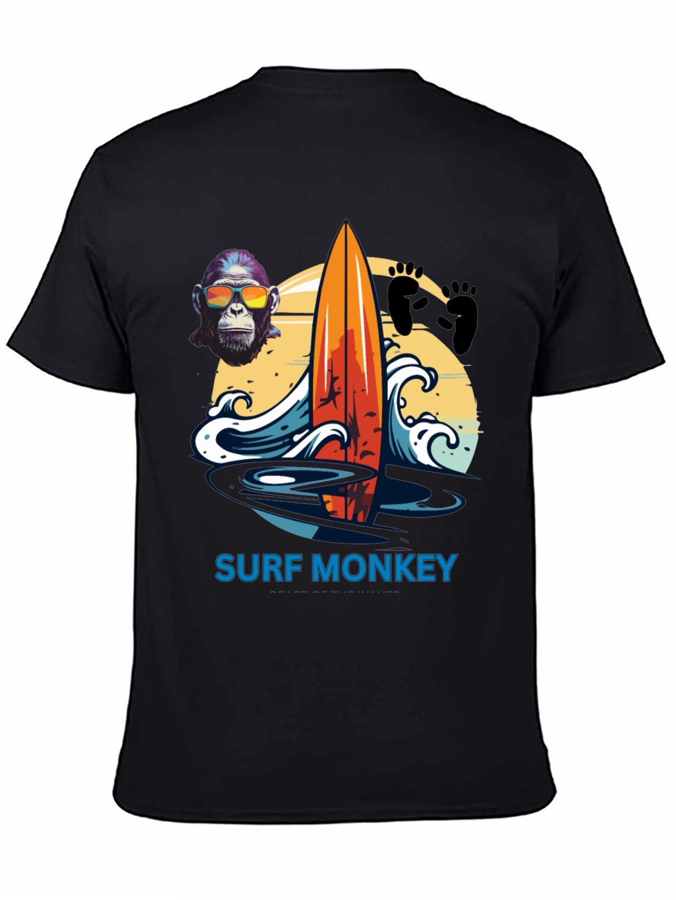 Surf Monkey Graphic Tee - Summer Vibes