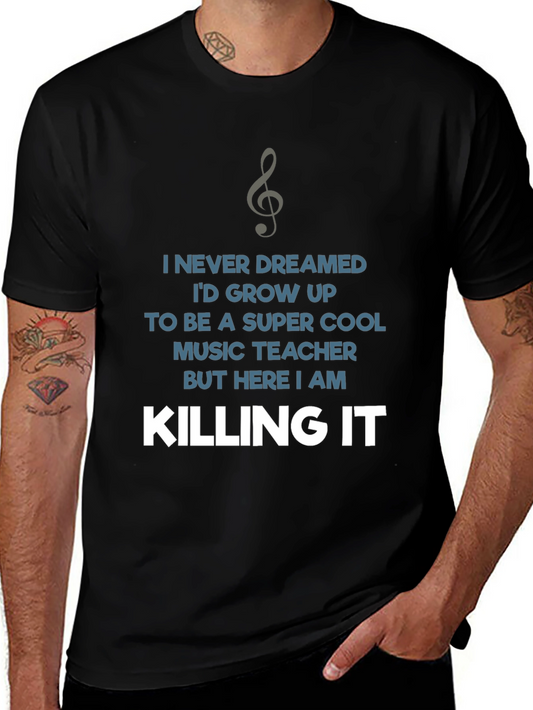 Super Cool Music Teacher Graphic Tee