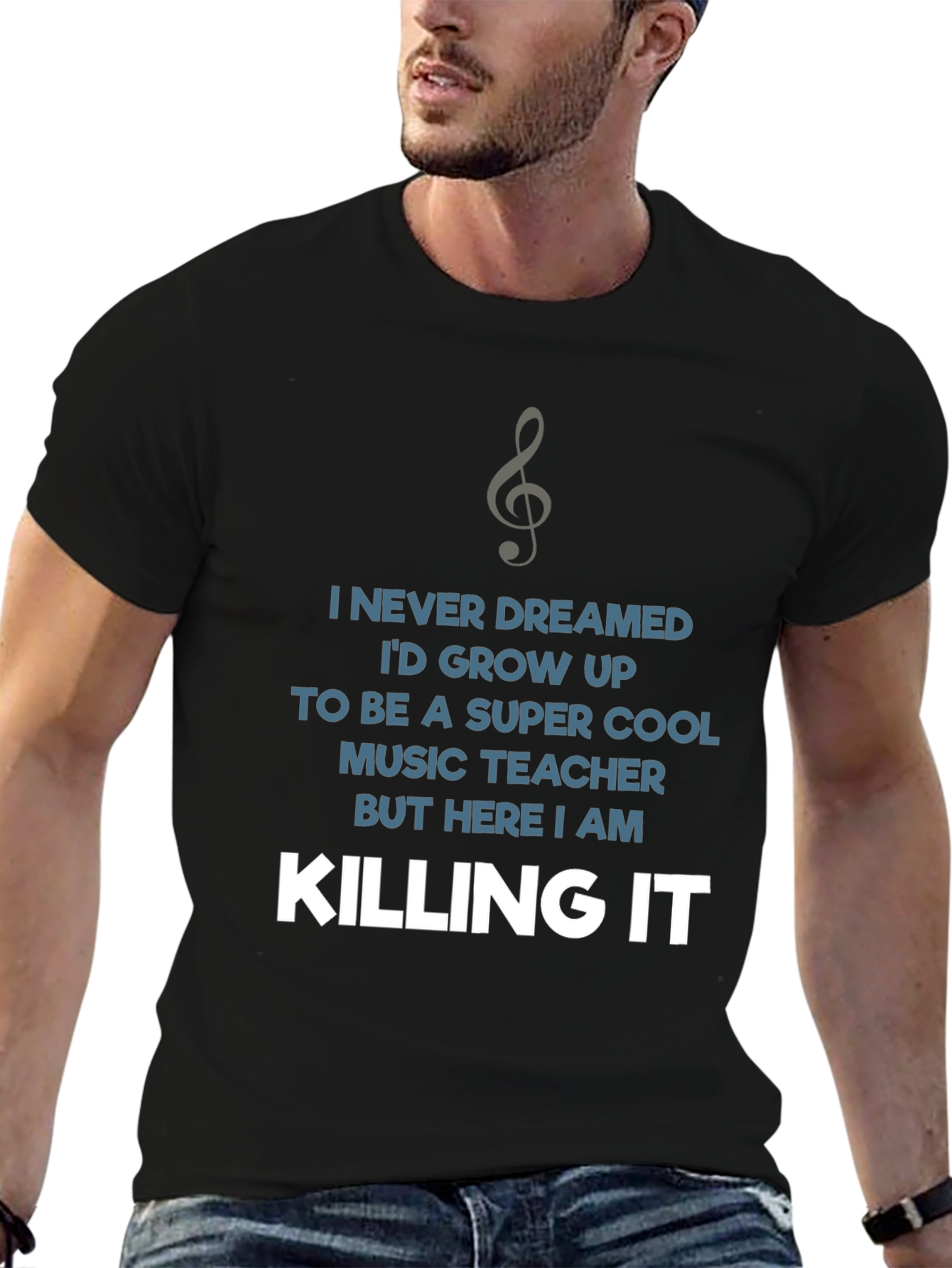 Super Cool Music Teacher Graphic Tee