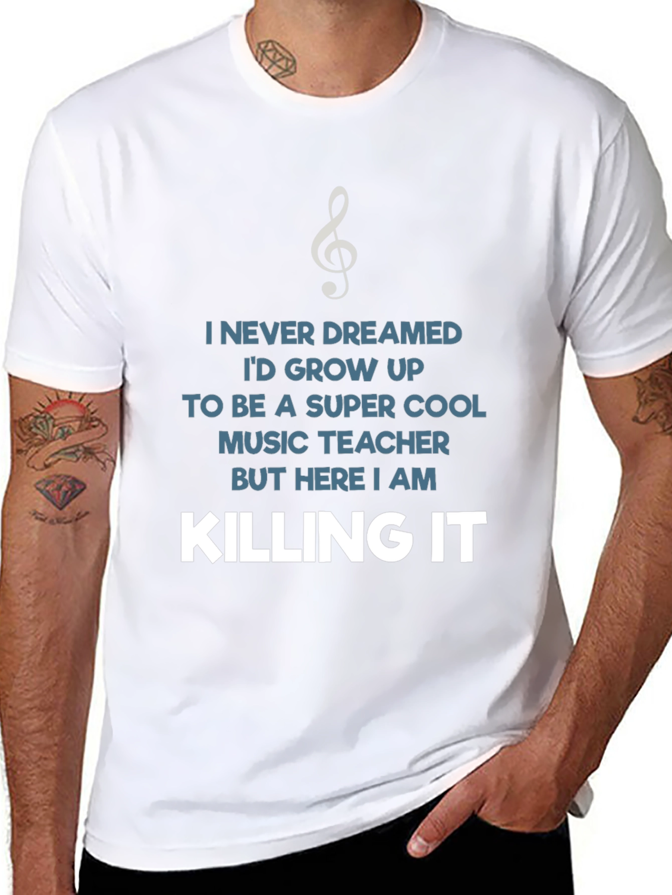 Super Cool Music Teacher Graphic Tee