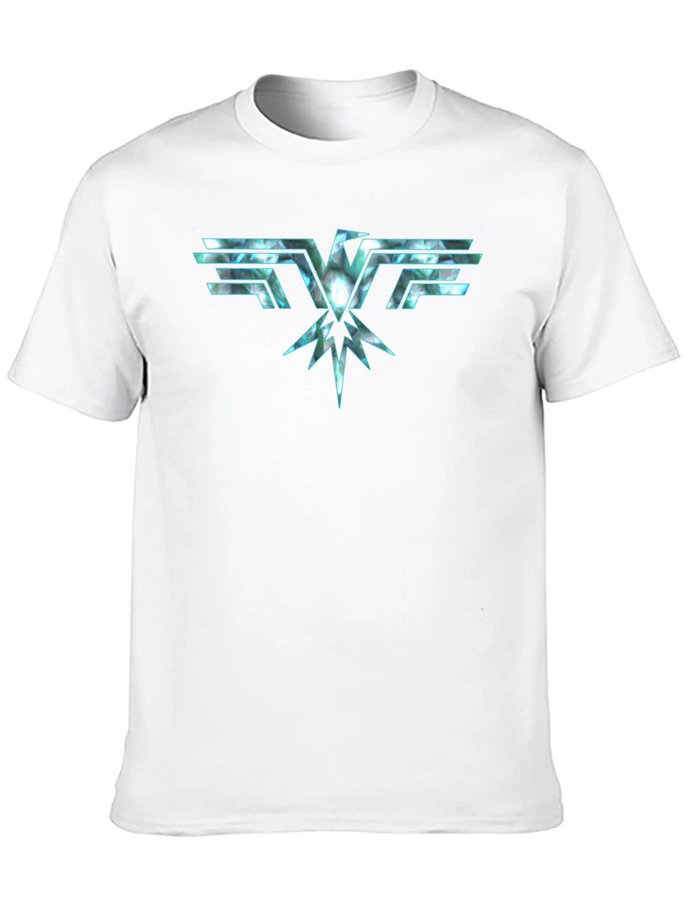 Abstract Eagle Graphic Black T-Shirt