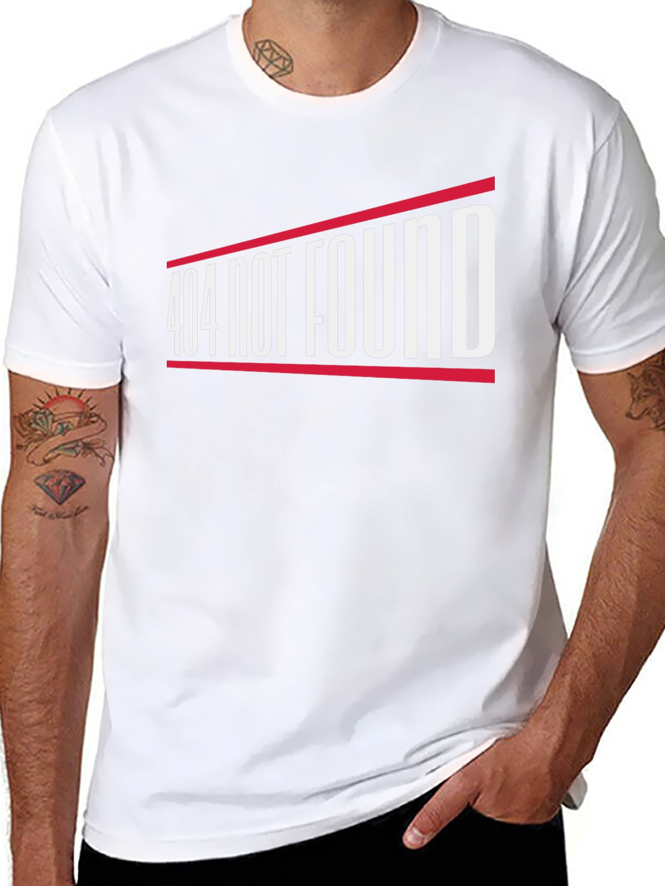 404 Not Found Graphic Tee - Humor T-Shirt