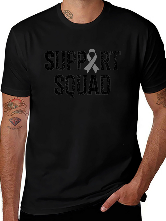 Support Squad Ribbon Graphic Tee - Comfort Fit
