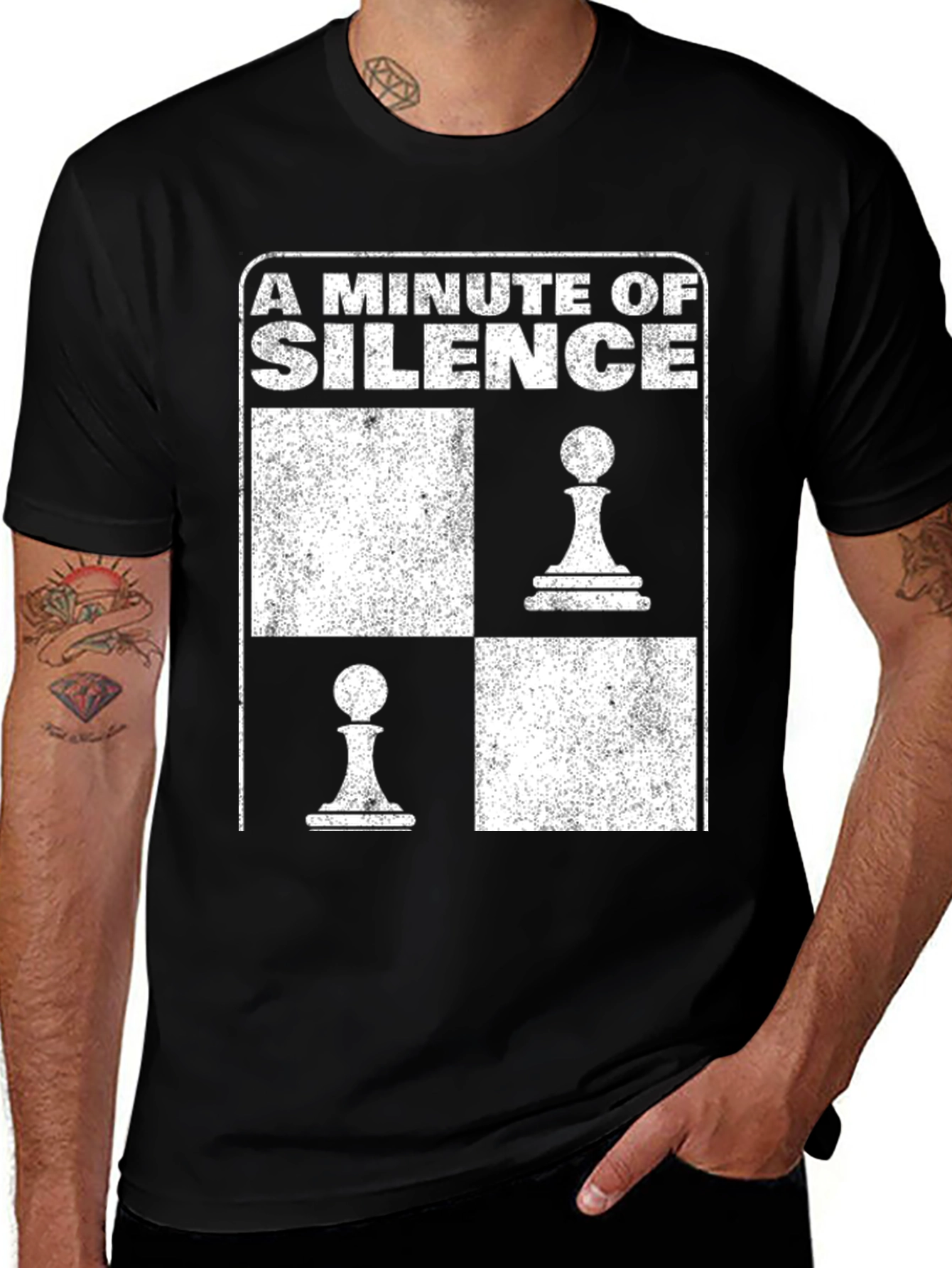 A Minute of Silence Chess T-Shirt