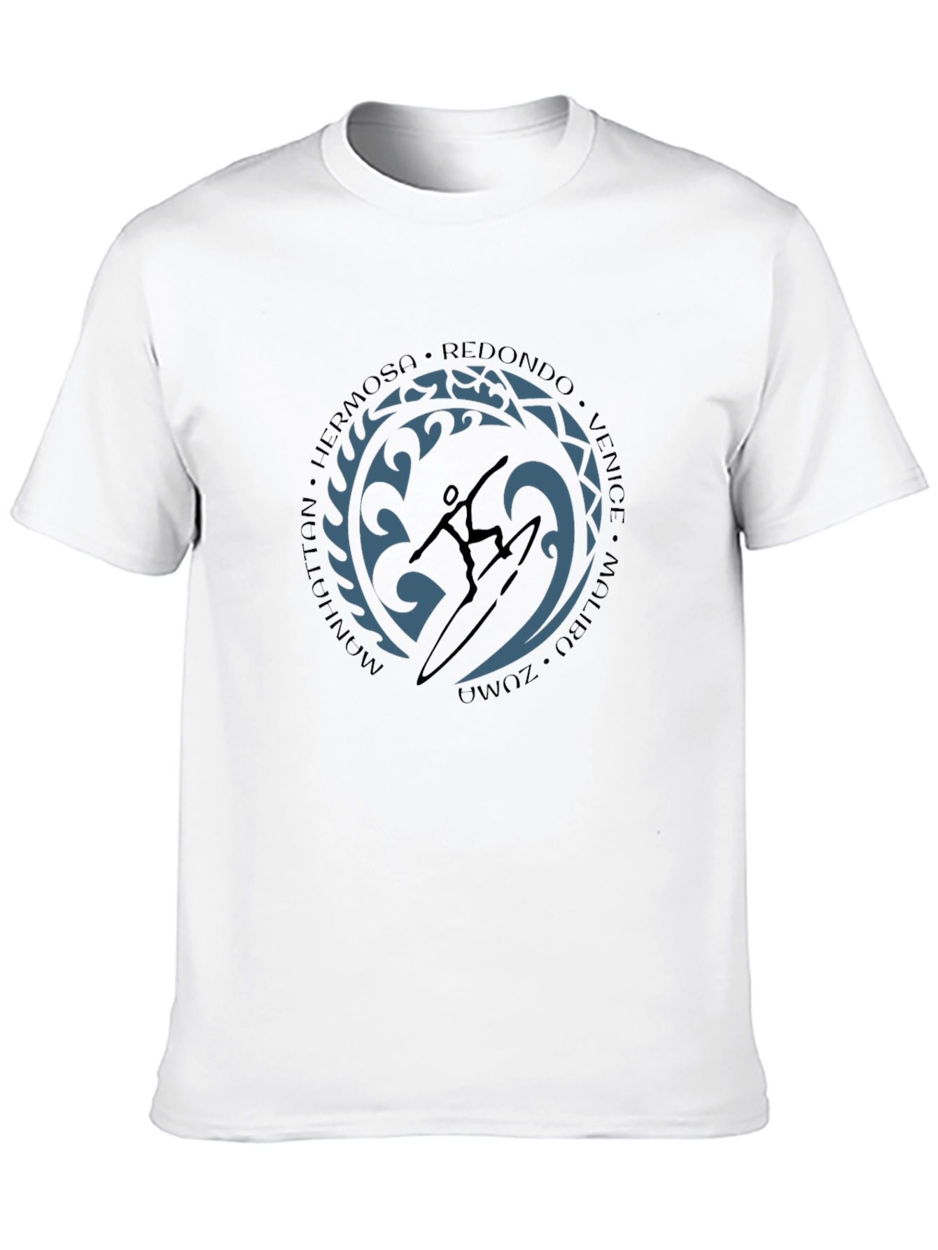 Surfer Graphic T-Shirt - Beach Cities