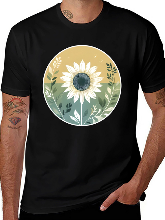 Sunflower Graphic T-Shirt - Nature Inspired Design